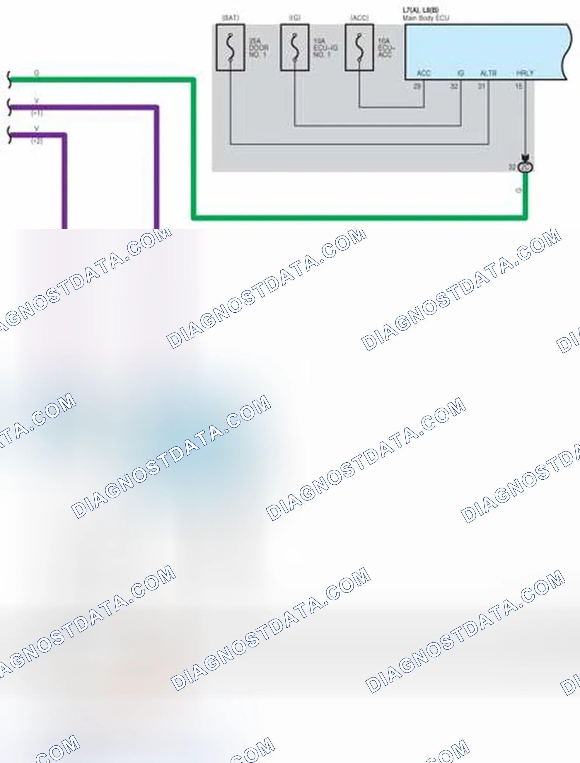 Scheme 618: Headlight System Wiring Diagram (2 Of 7)