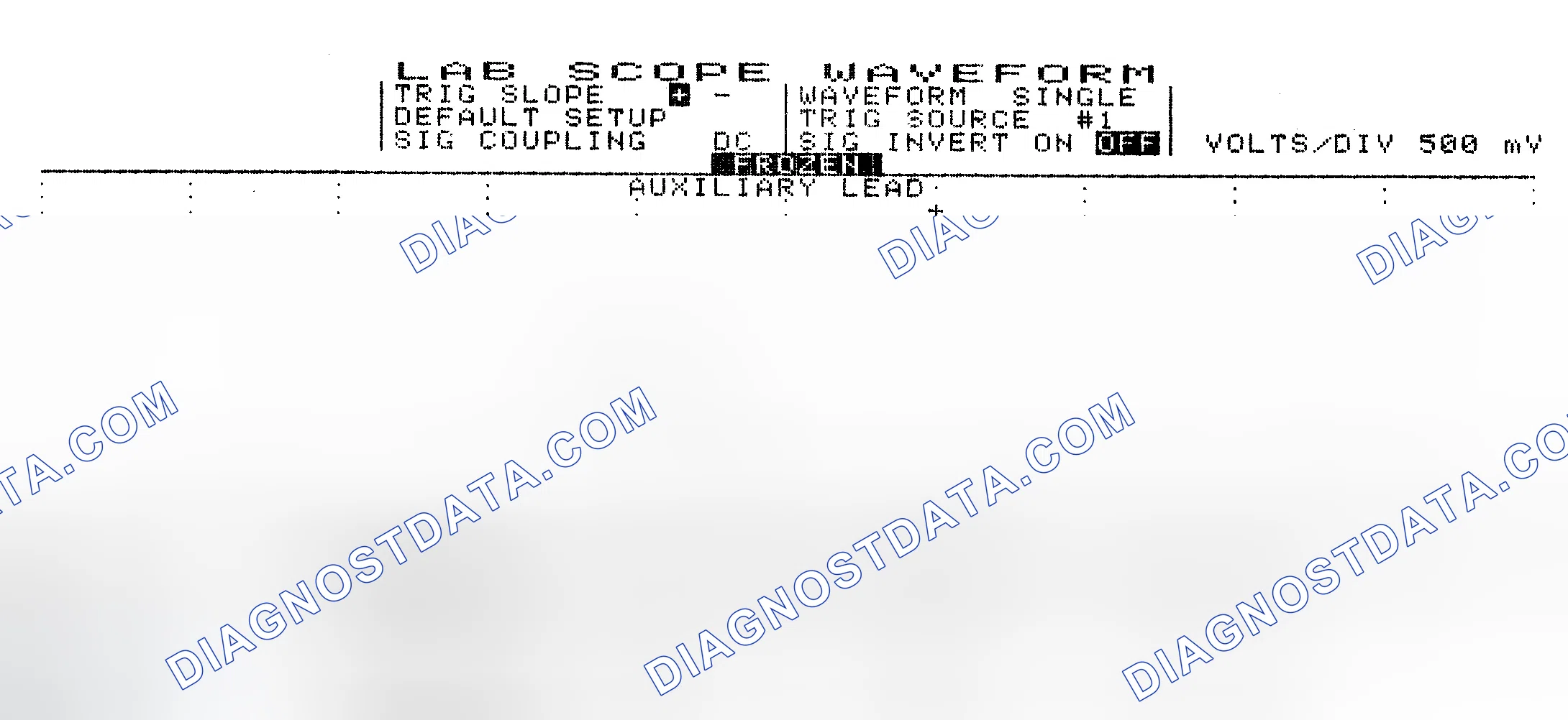 Scheme 10: Single Injector w/Excessive Current Flow - Current Pattern