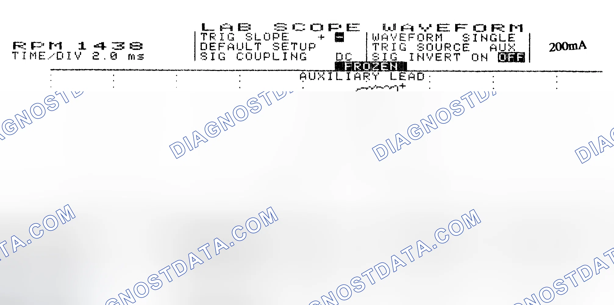 Scheme 15: Single Injector w/Normal Current Flow - Current Pattern