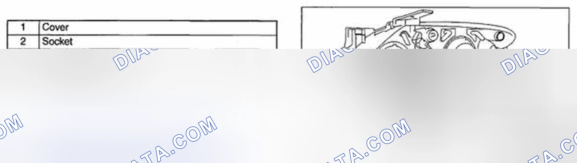 Scheme 28: PARKING LIGHT BULB REMOVAL/INSTALLATION