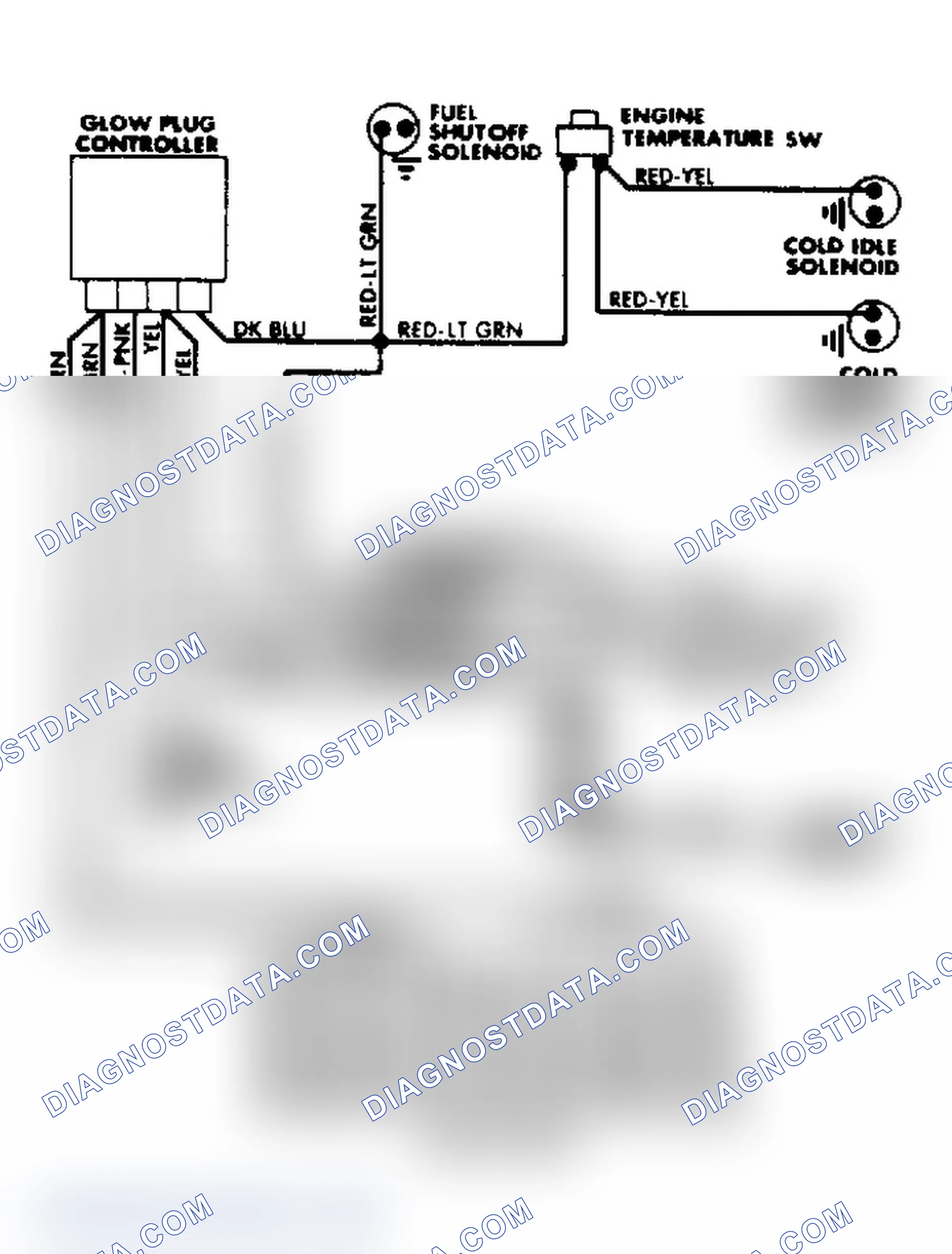Scheme 7: Glow Plug System Wiring Diagram