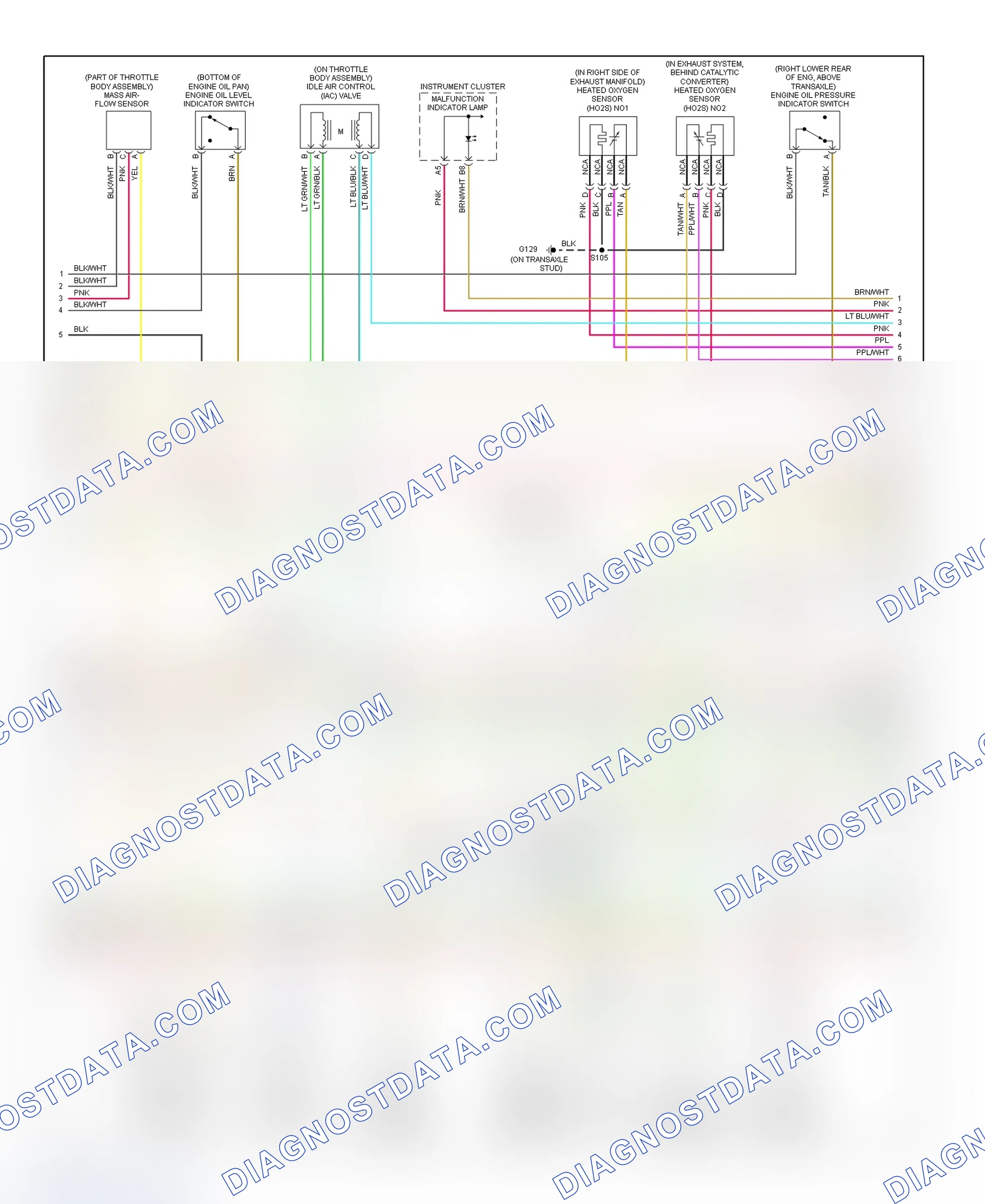 Scheme 124: PCM Wiring Diagram (Intrigue - 3.5L - 3 Of 4)