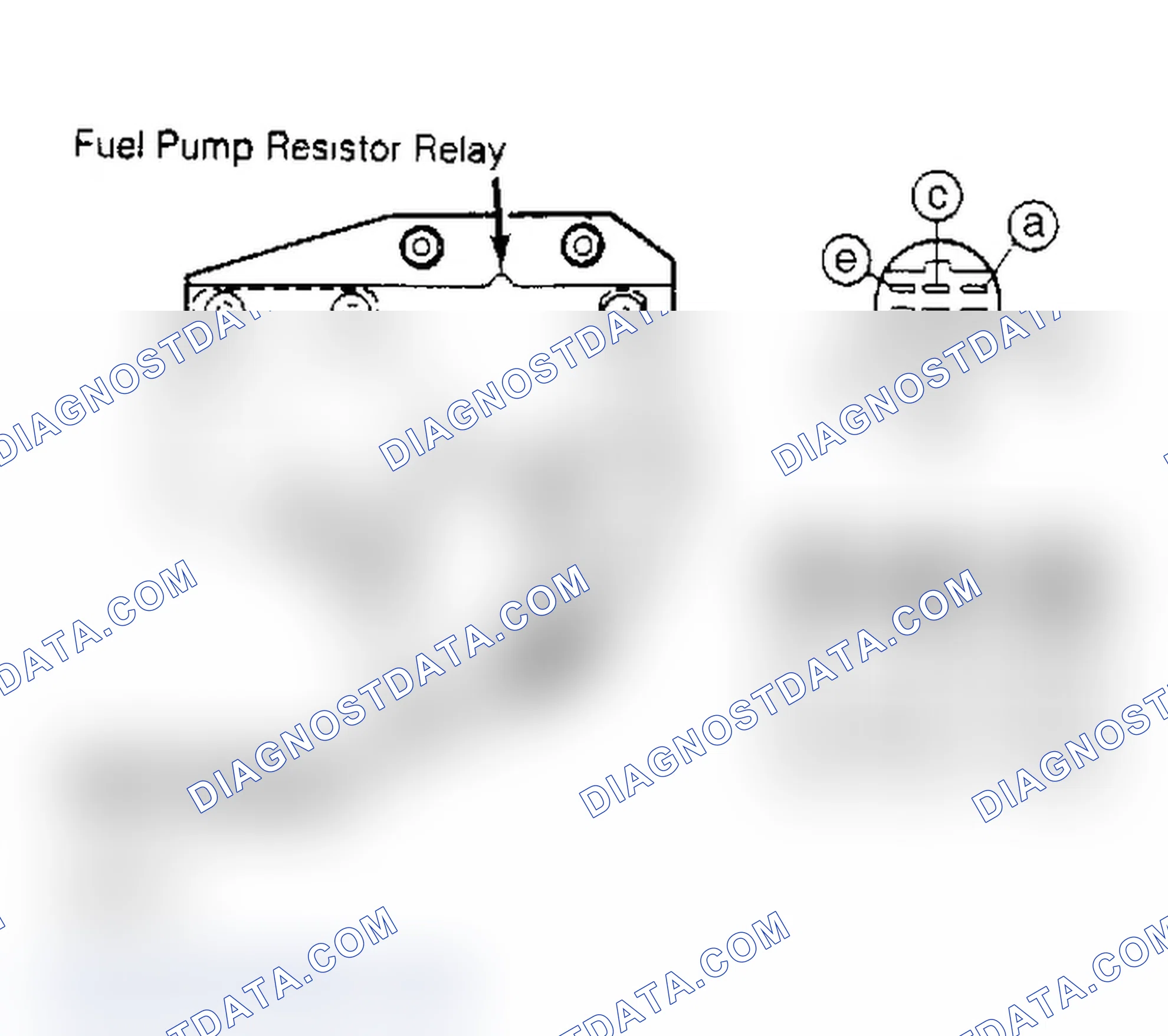 Scheme 57: FUEL PUMP RESISTOR RELAY (TURBO)