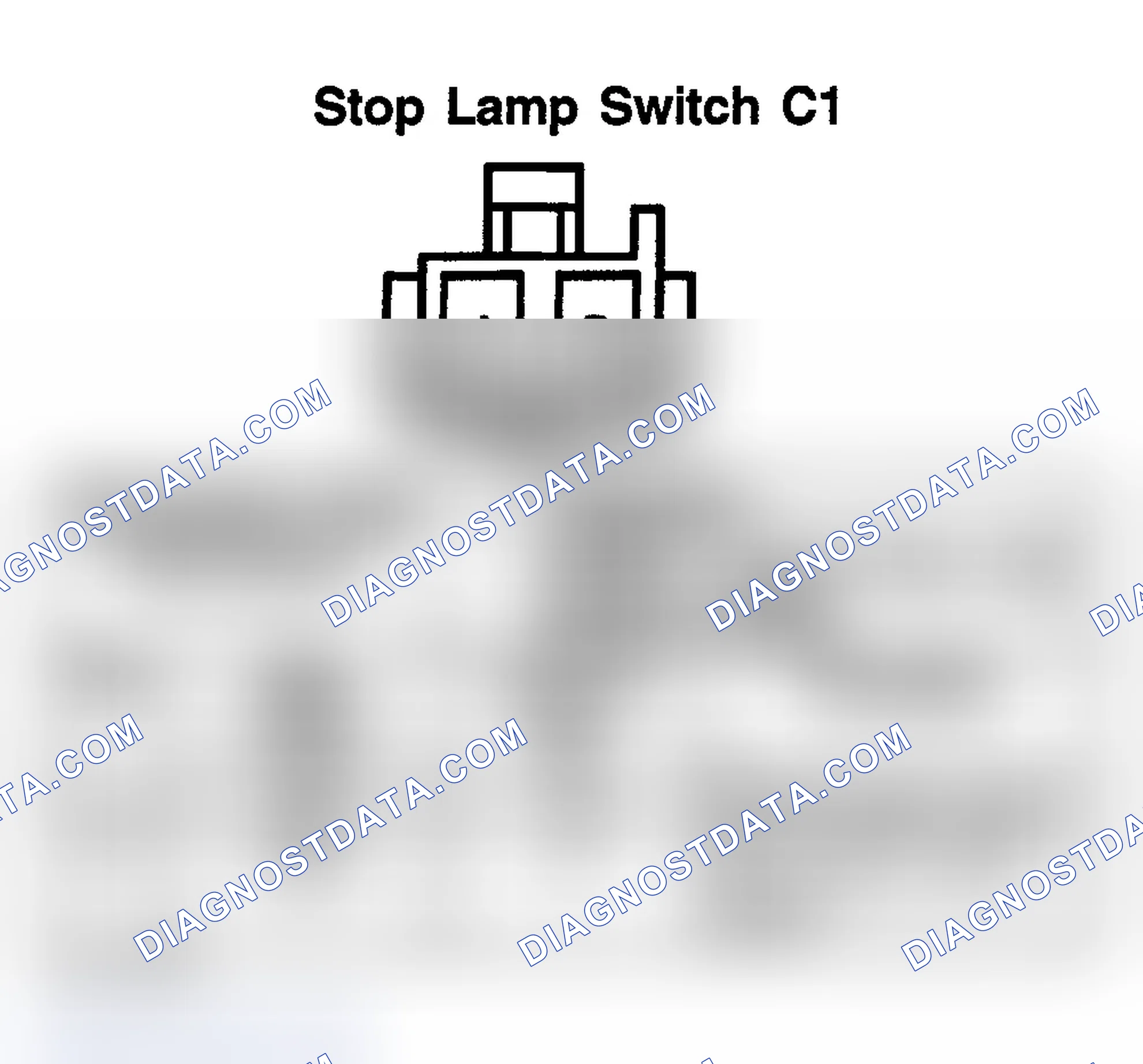 Scheme 84: STOP LAMP SWITCH C1