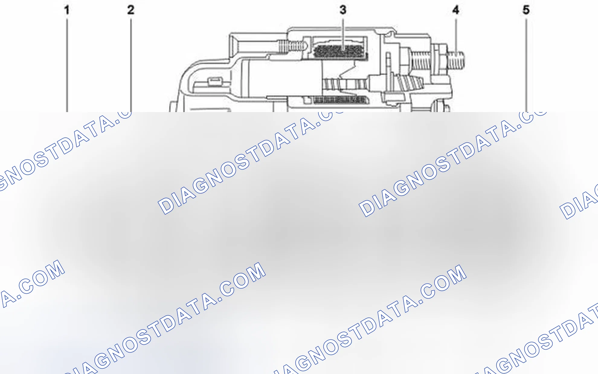 Scheme 57: EXPLODED VIEW OF THE STARTER MOTOR
