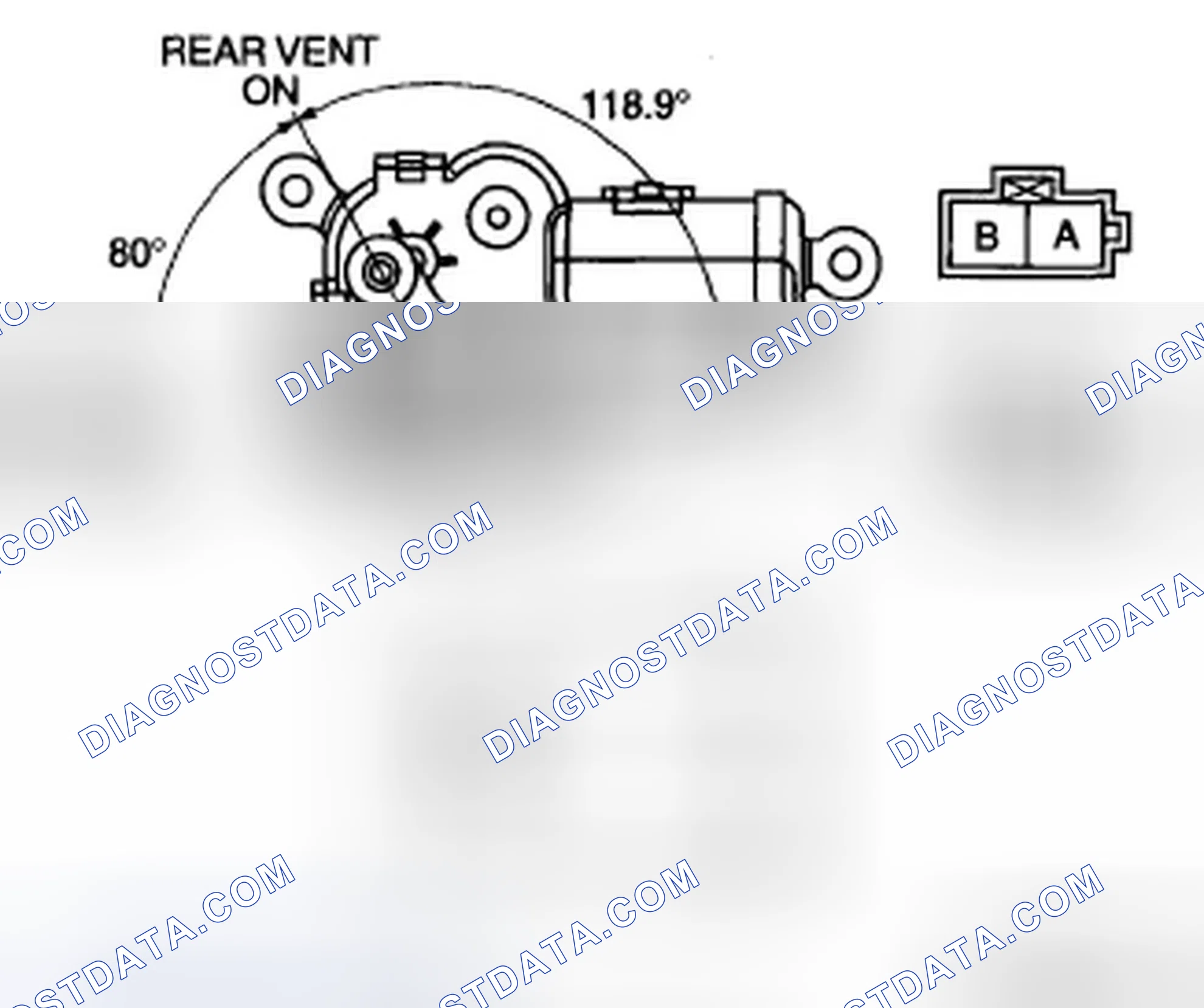 Scheme 16: REAR VENT ACTUATOR INSPECTION [FULL-AUTO AIR CONDITIONER]