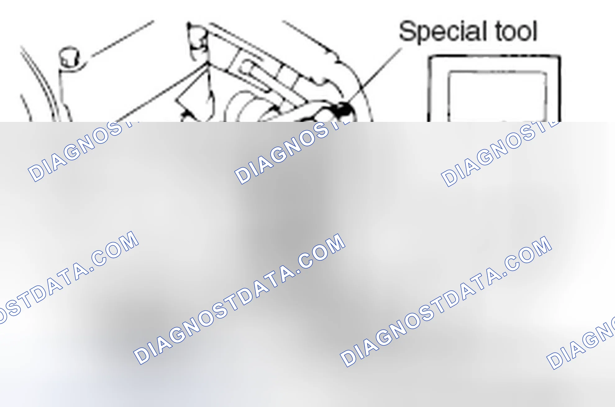 Scheme 131: IF INSPECTING WITH THE CONNECTOR CONNECTED