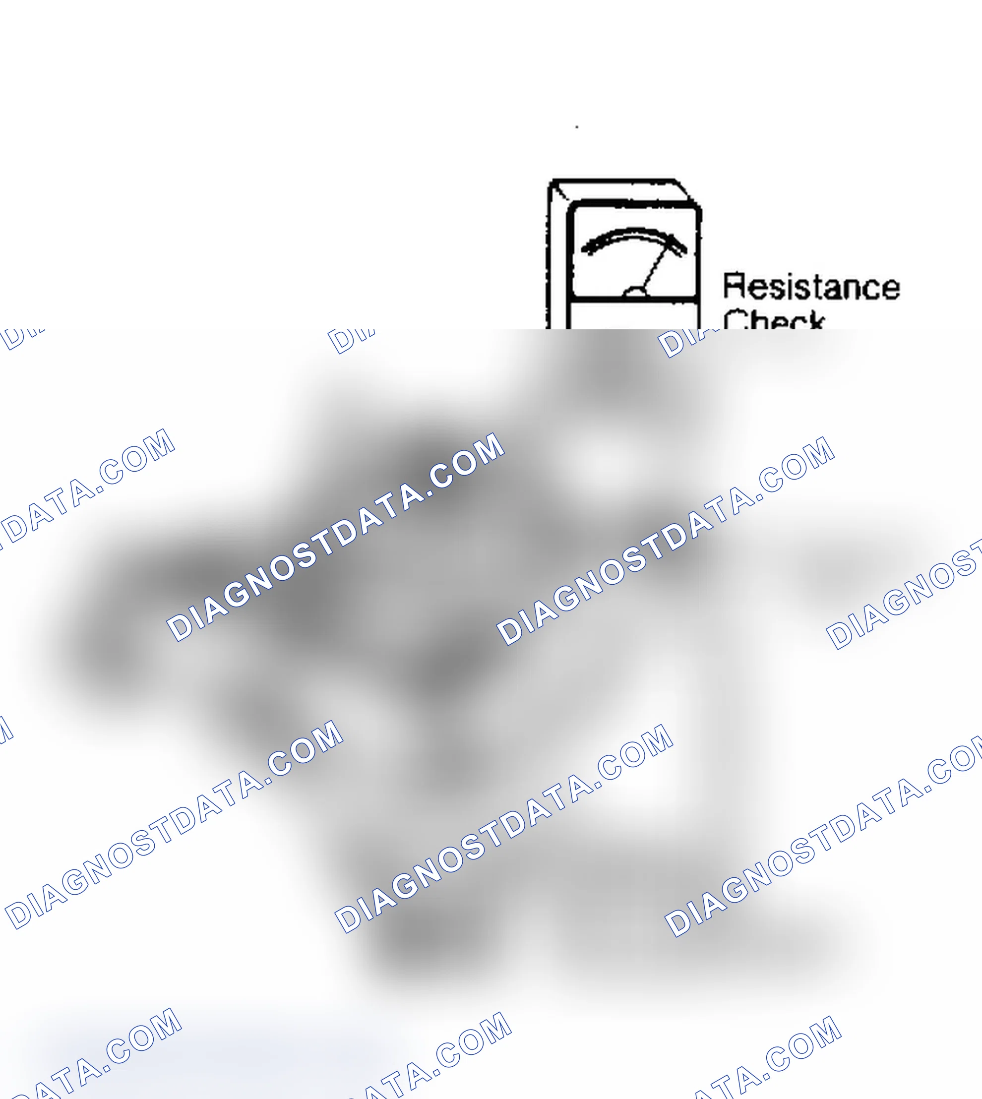 Scheme 13: Checking Distributor Pick-Up Coil Illustration applies to sealed module connector distributors only.