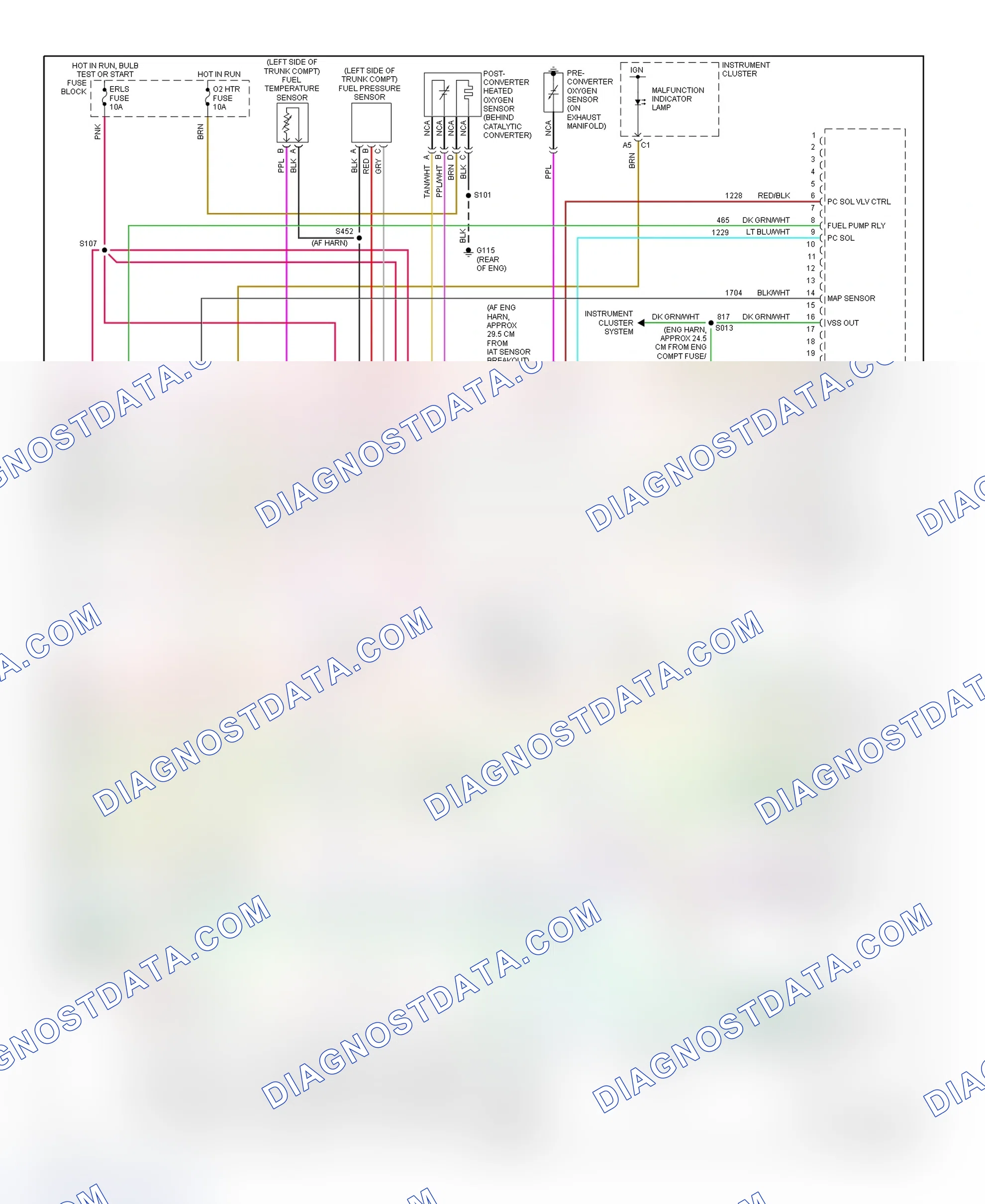 Scheme 37: PCM Wiring Diagram (Cavalier - 2.2L - CNG - 4 Of 4)