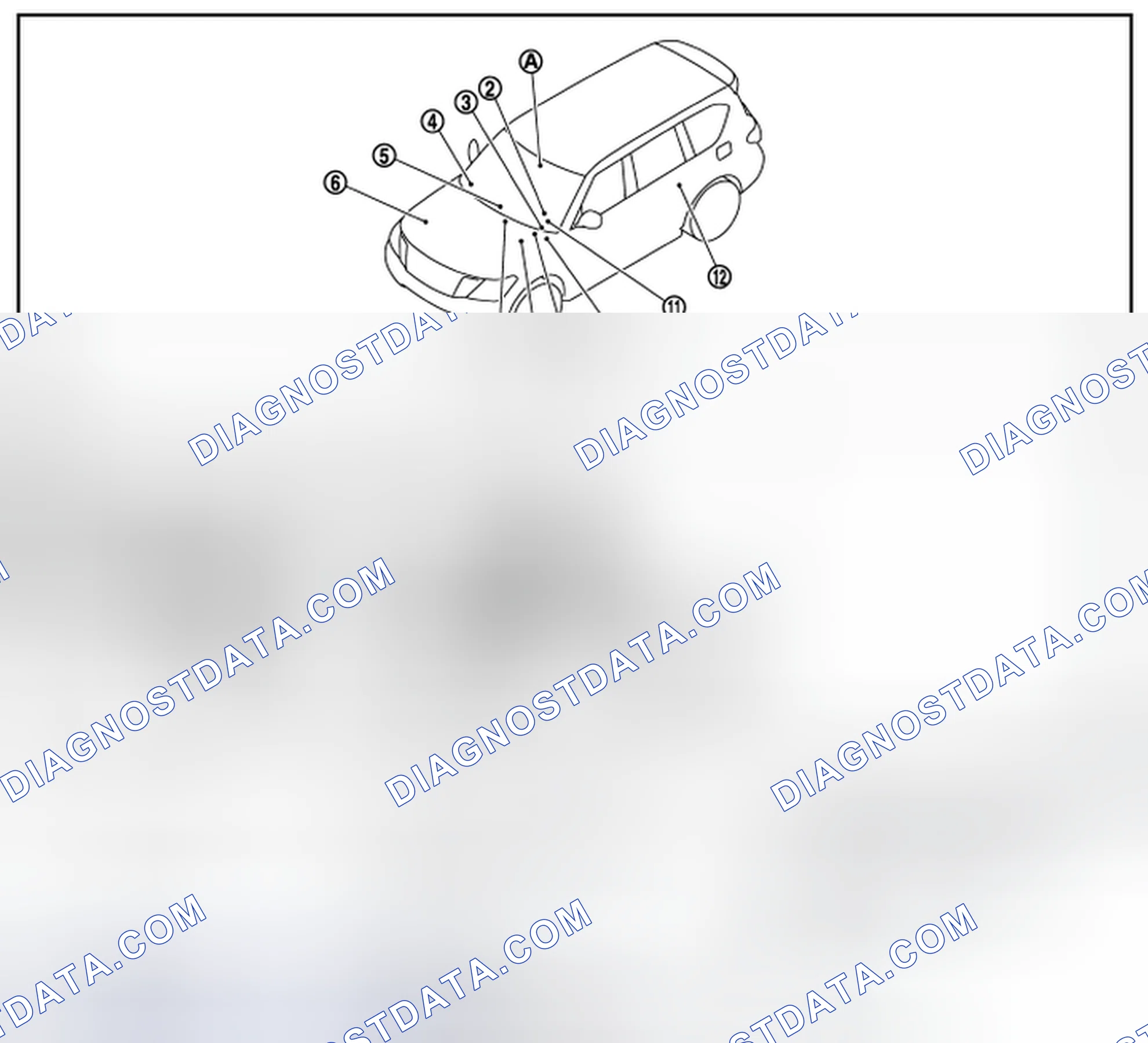 Scheme 106: LANE DEPARTURE PREVENTION (LDP) SYSTEM: Component Parts Location