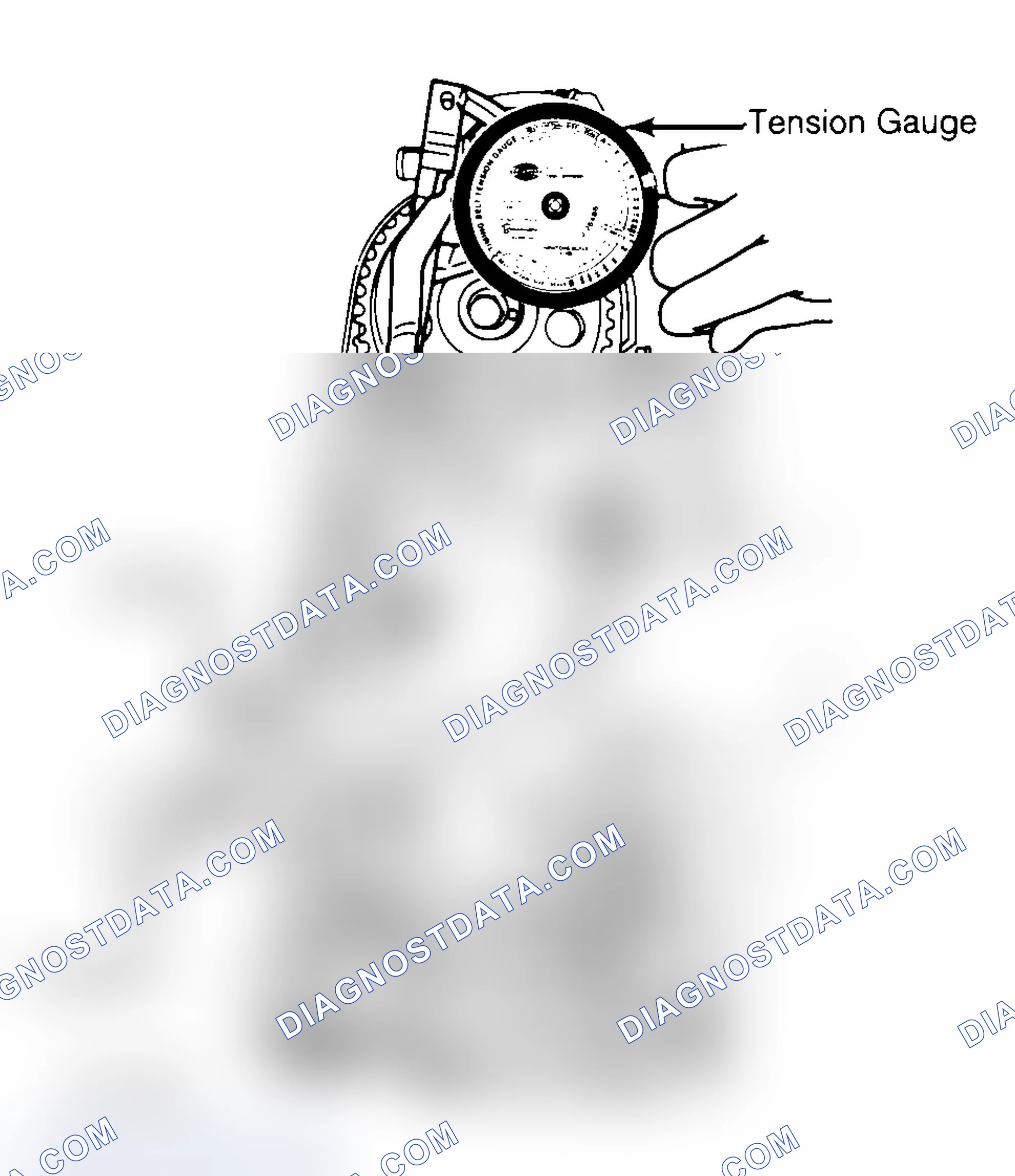 Scheme 28: Adjusting Typical Timing Belt Tension