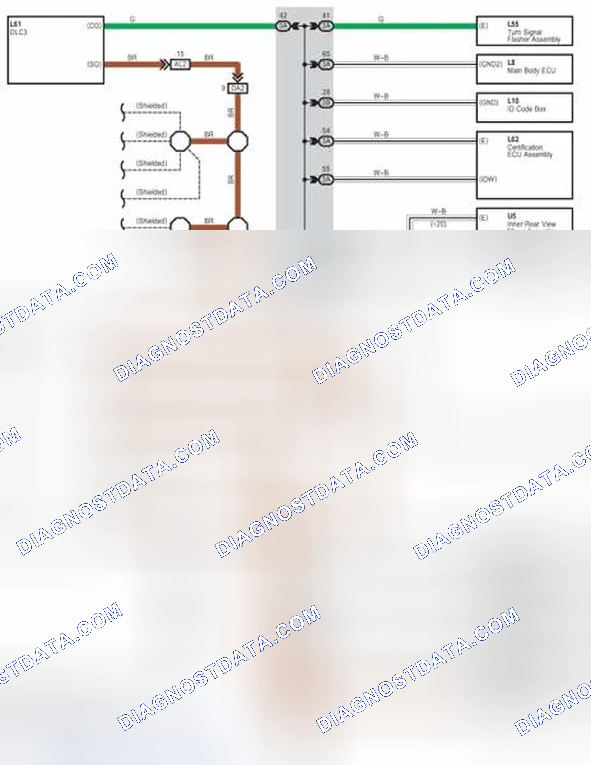 Scheme 605: Ground Point Electrical Wiring Diagram (3 Of 8)