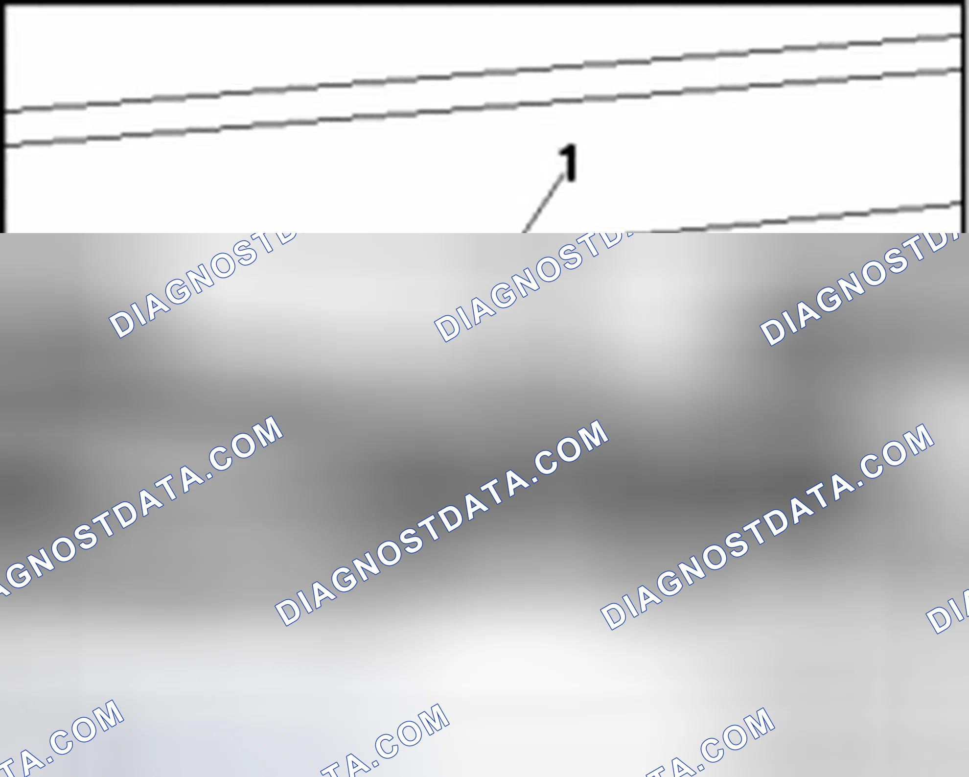 Scheme 44: Ribbed belt, W12 (6.0 MPI) and 10-cylinder gasoline engines (5.2 FSI), checking