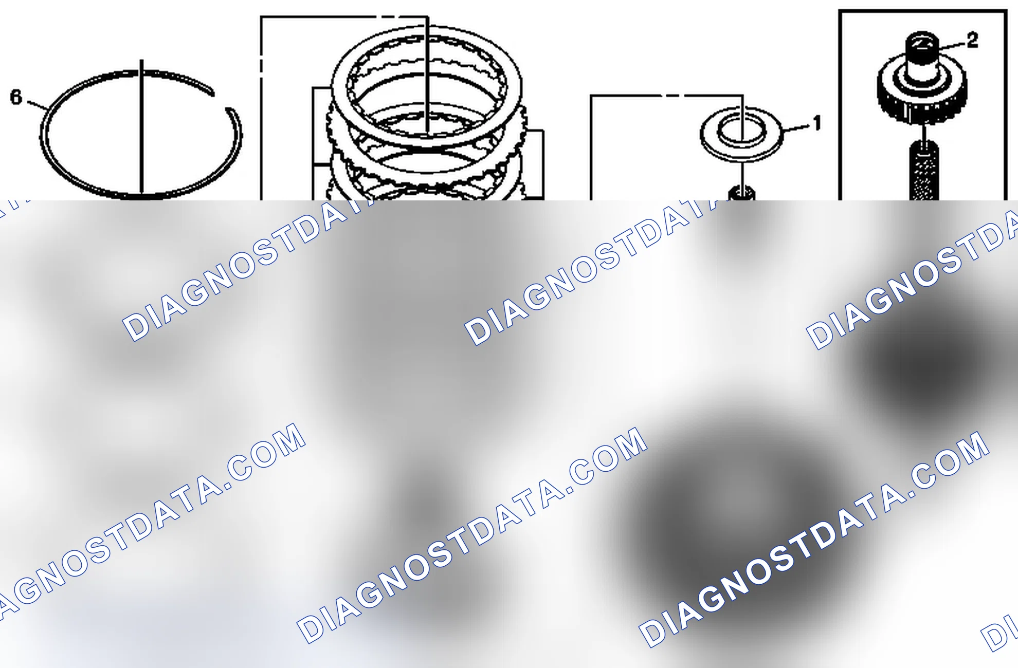 Scheme 208: 4-5-6 Clutch Plates Installation