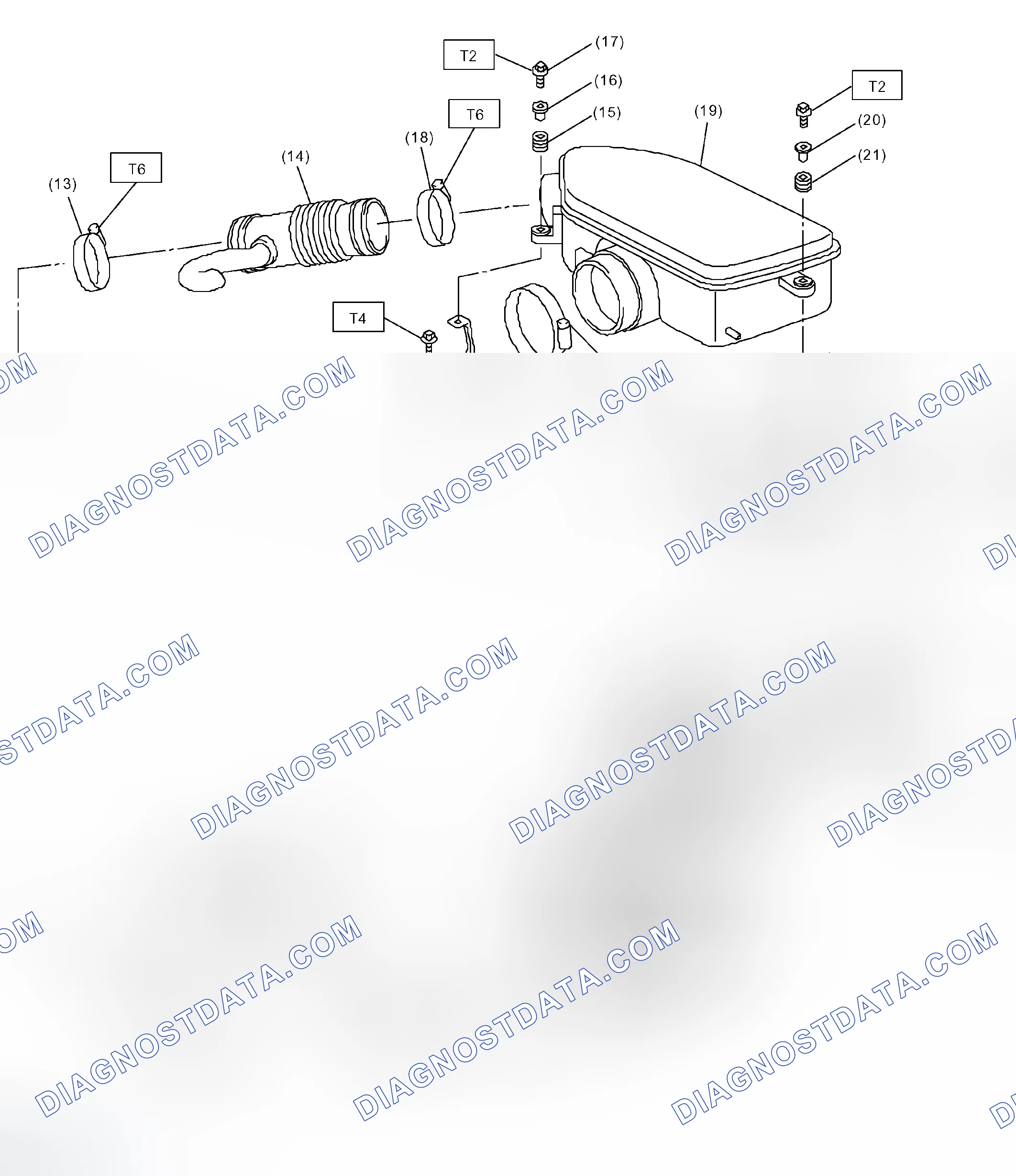 Scheme 1: Air Intake Chamber Components