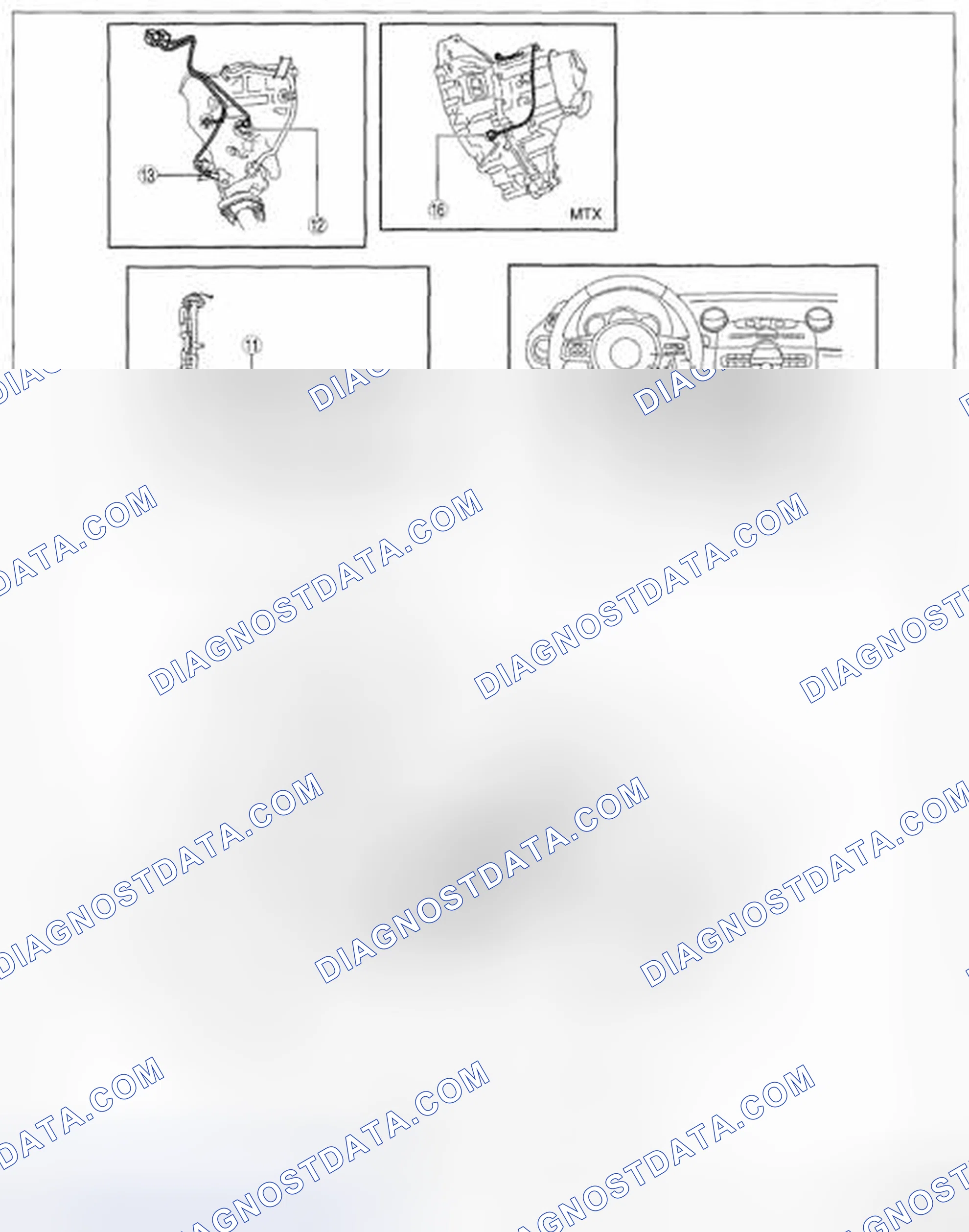 Scheme 18: Engine Control System Components Location (1 Of 2)