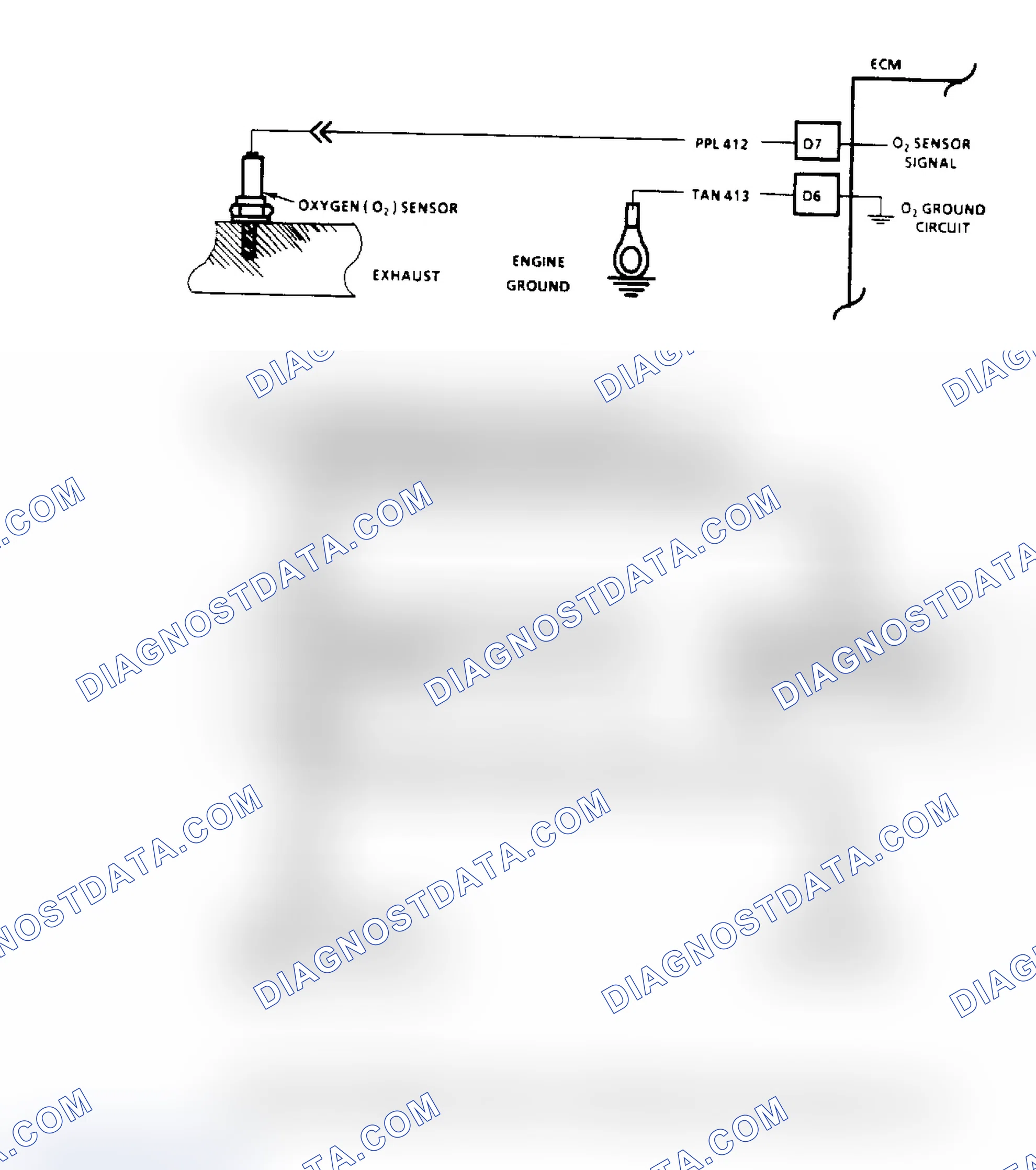 Scheme 100: Code 45, Rich Exhaust Indication Flow Chart & Schematic