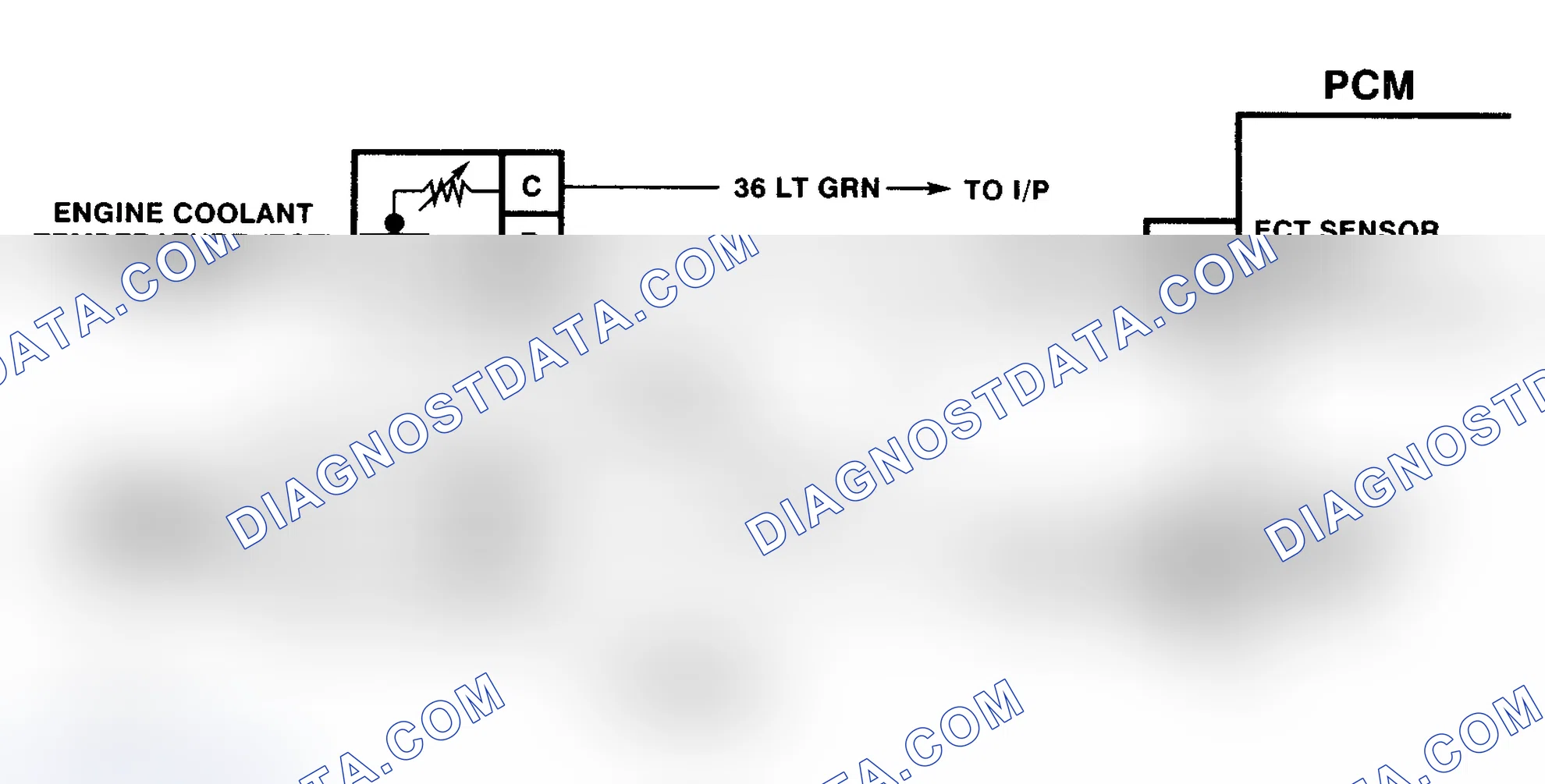 Scheme 93: Code P0122 3.8L "C", "G" & "H" Body - Circuit Diagram