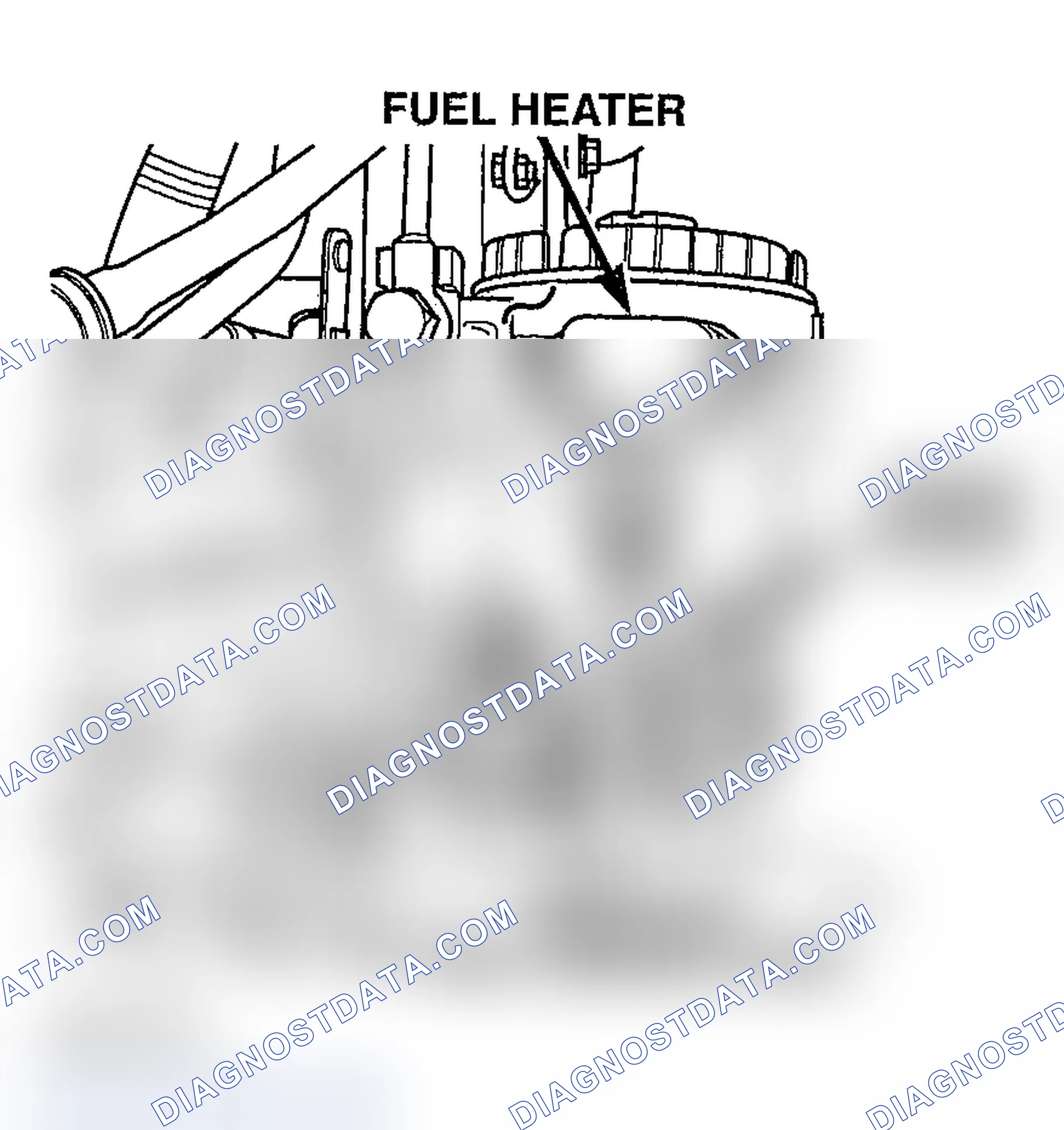 Scheme 746: FUEL SYSTEM COMPONENTS LOCATIONS - DIESEL (EARLY)