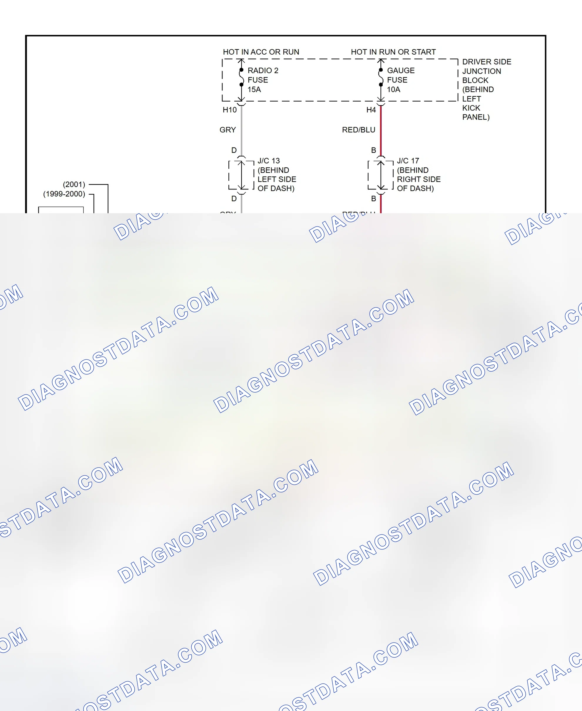 Scheme 222: Shift Lock System Wiring Diagram (Lexus GS300)