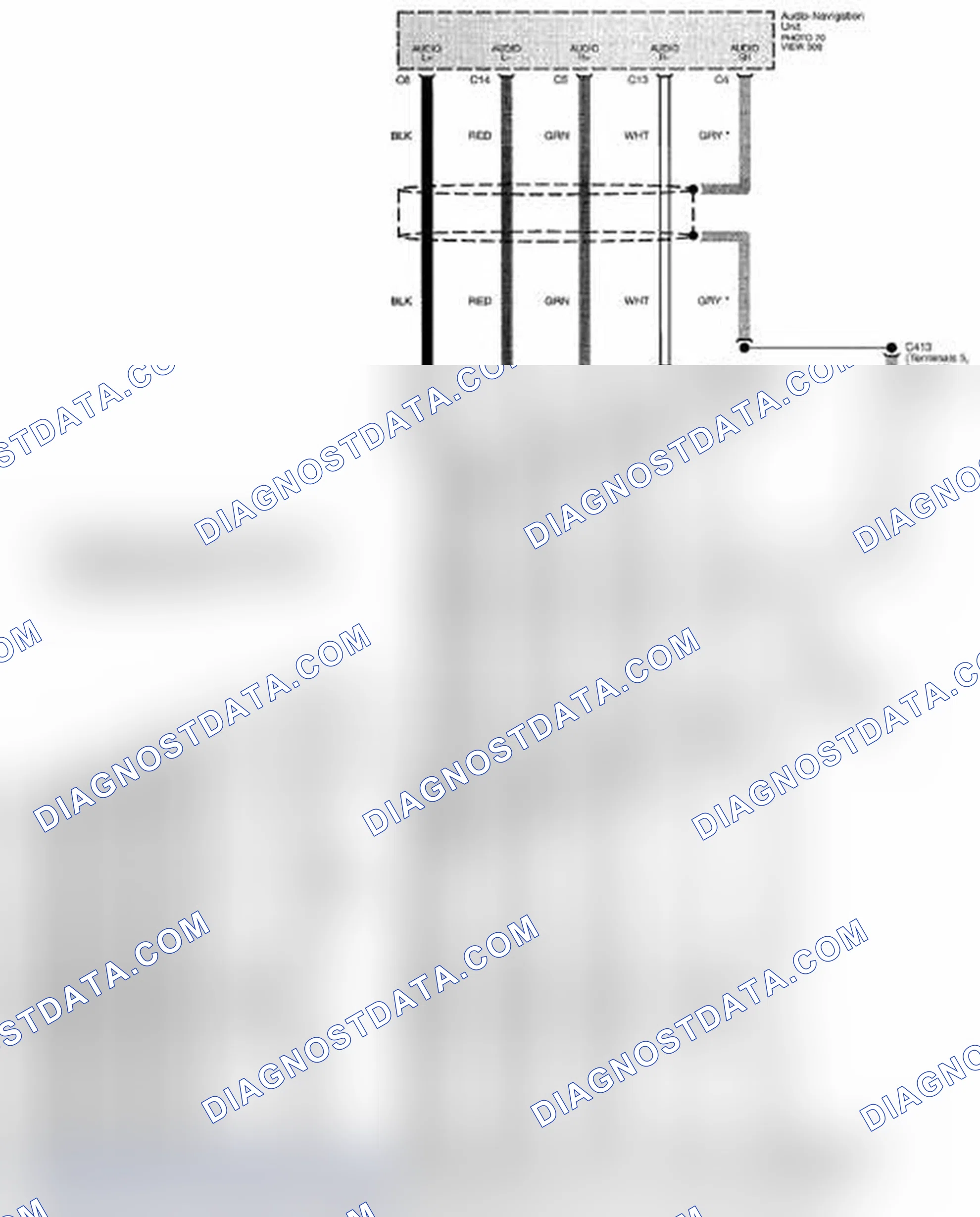 Scheme 205: Multiplex Integrated Control System Circuit Diagram - GA-NET Audio (AcuraLink) (Page 50-15)