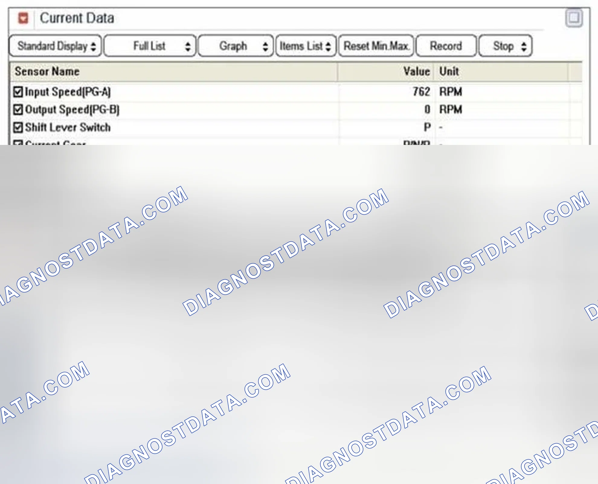 Scheme 177: Monitor GDS Data