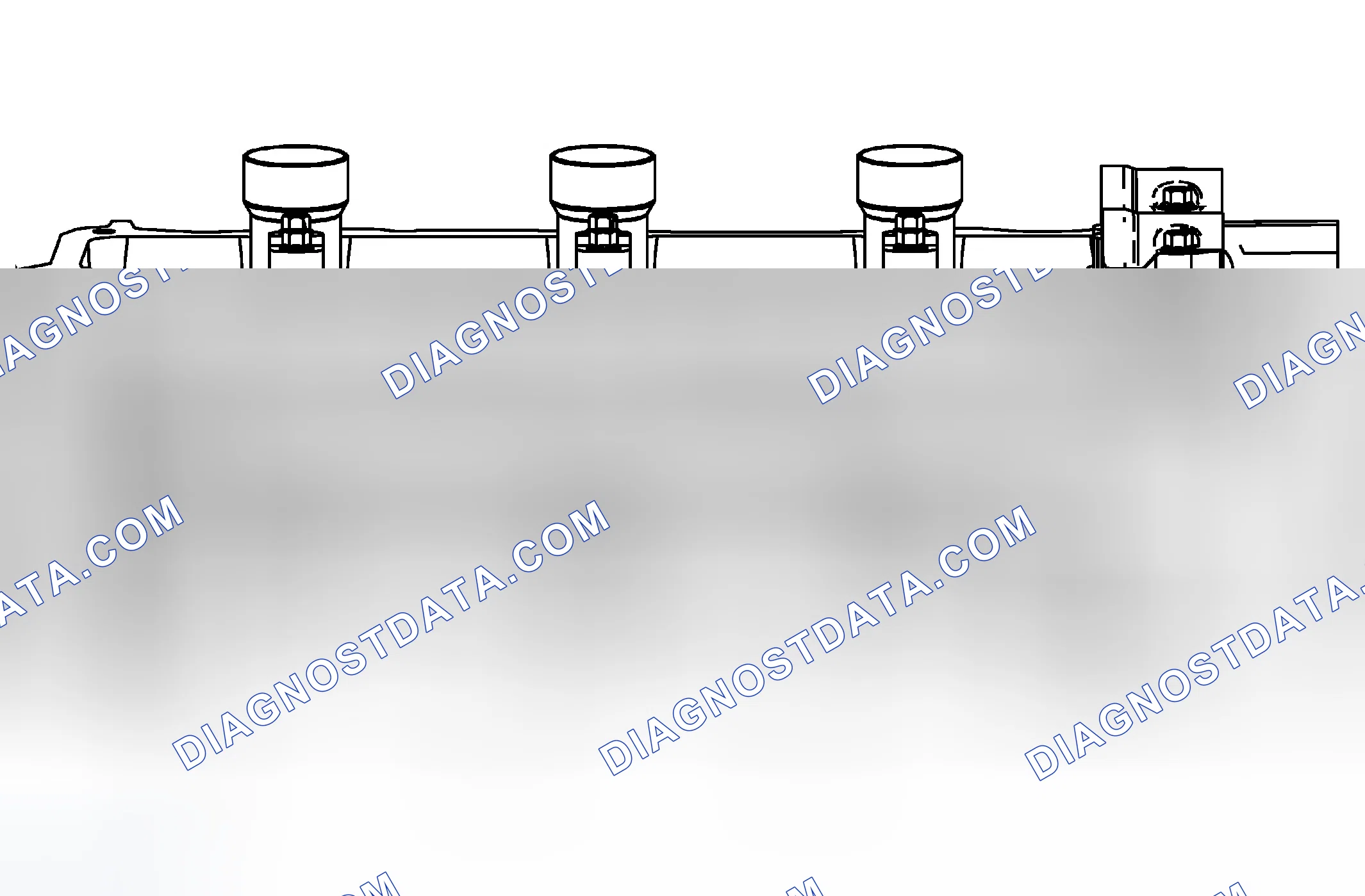 Scheme 194: Left Cylinder Head Intake Face