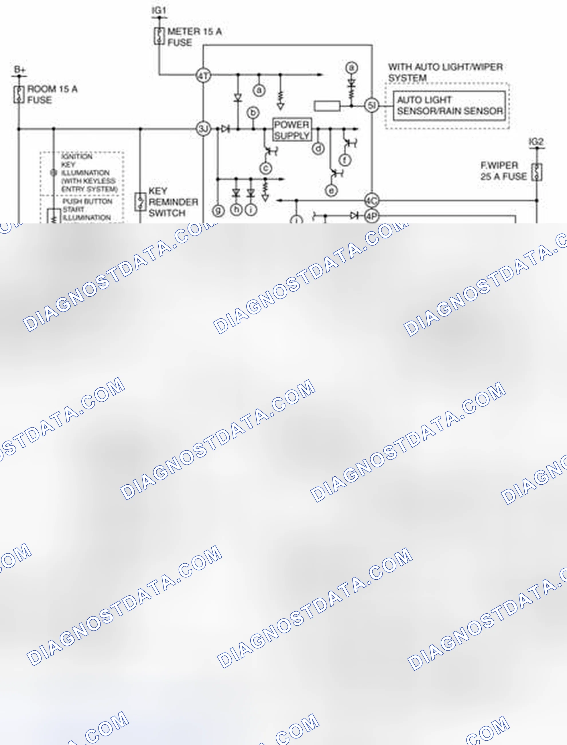 Scheme 21: On-Board Diagnostic Wiring Diagram [BCM] (1 Of 4)