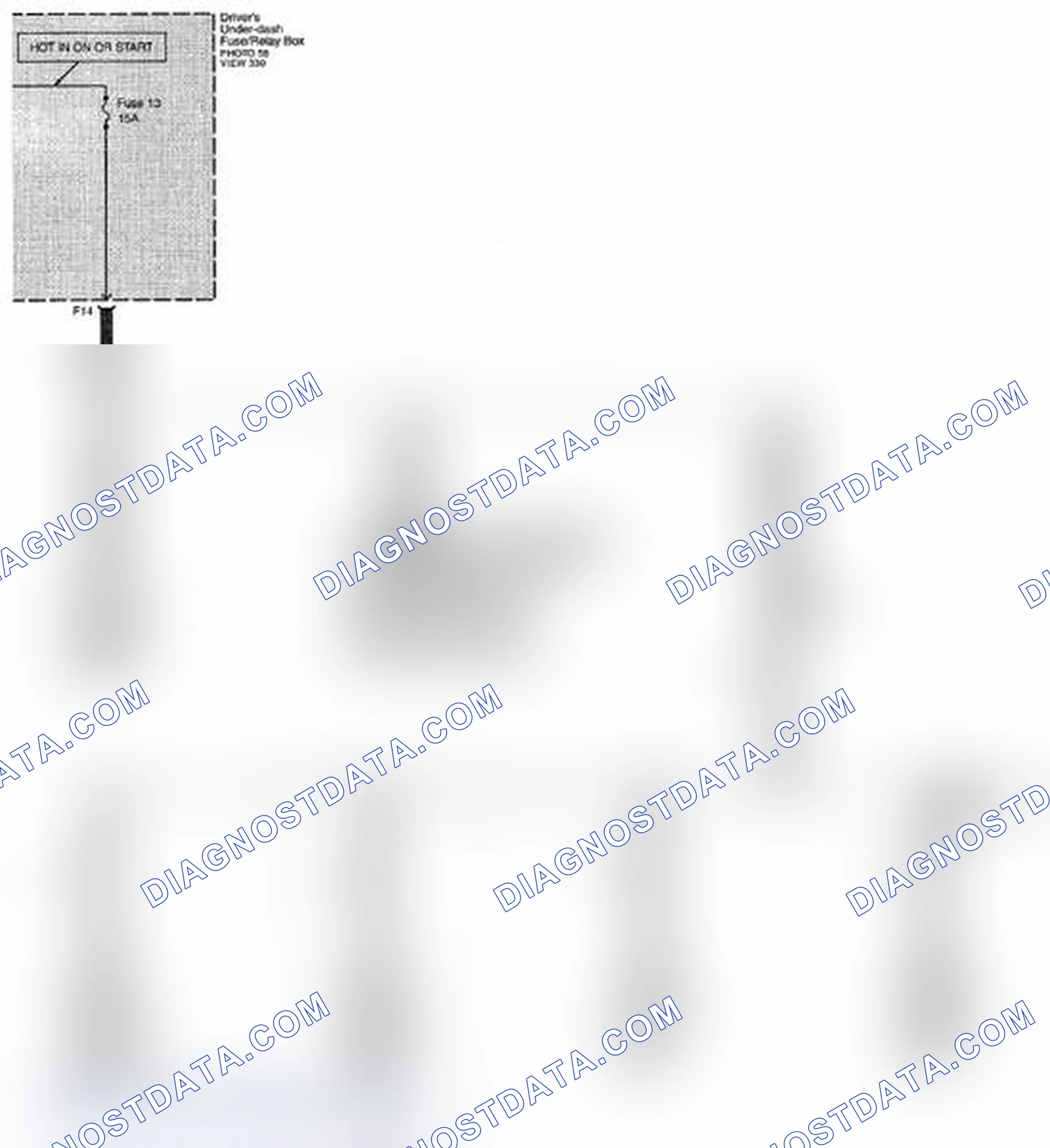 Scheme 106: Power Distribution Circuit Diagram - Without Keyless Access (Page 10-23)