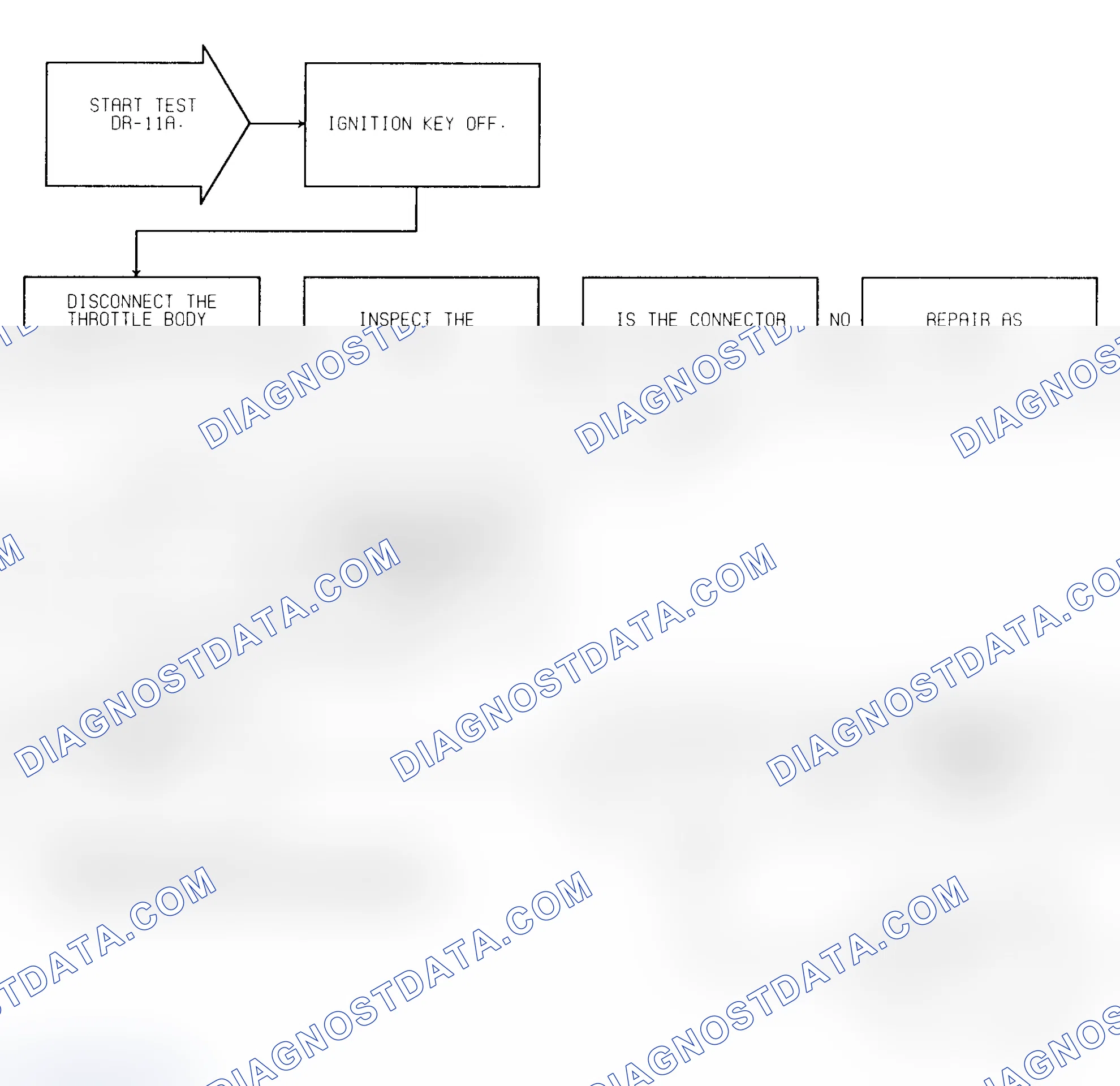 Scheme 264: Test DR-11A (1 of 2) 5.2L/5.9L High Throttle Body Temp Vltg
