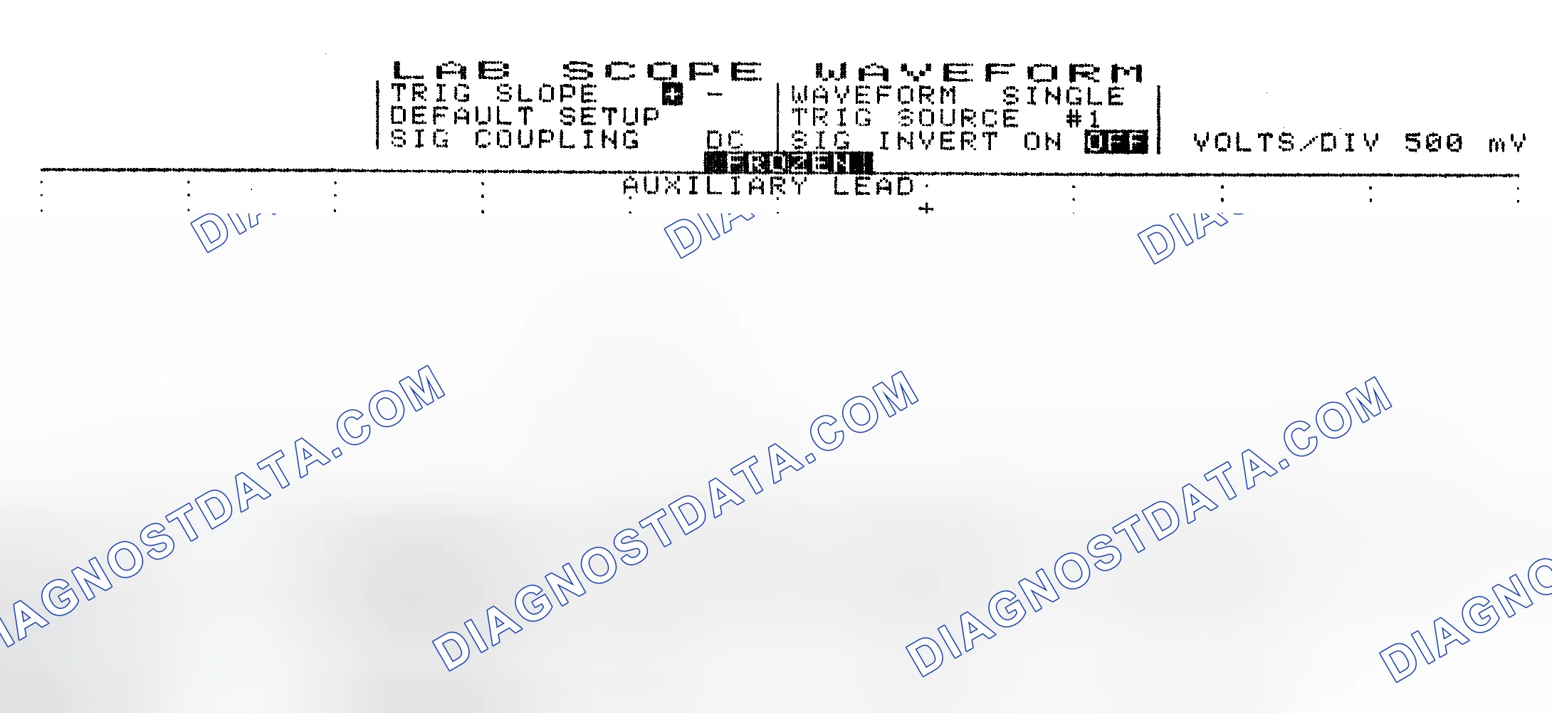 Scheme 10: Single Injector w/Excessive Current Flow - Current Pattern