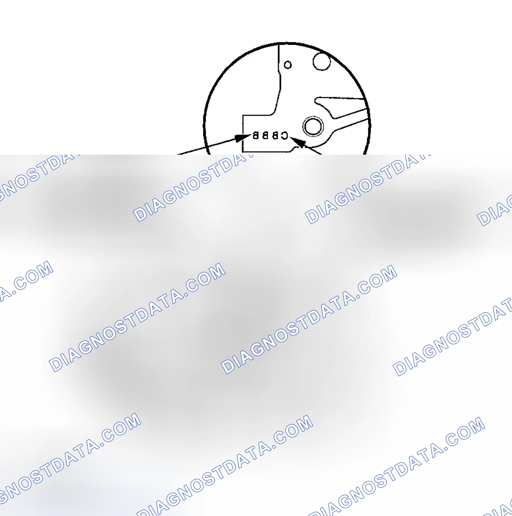 Scheme 259: Crankshaft Bore Code Location