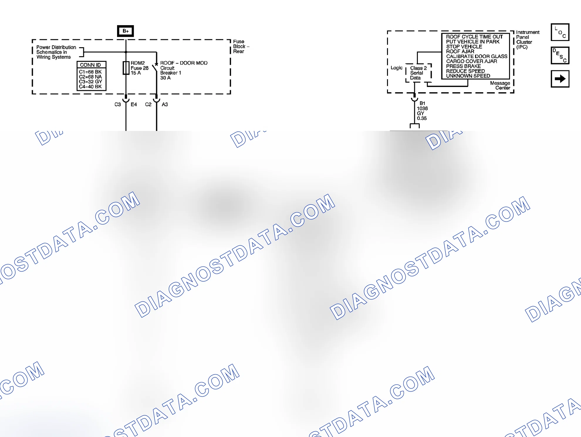 Scheme 1: Power Folding Top Schematics