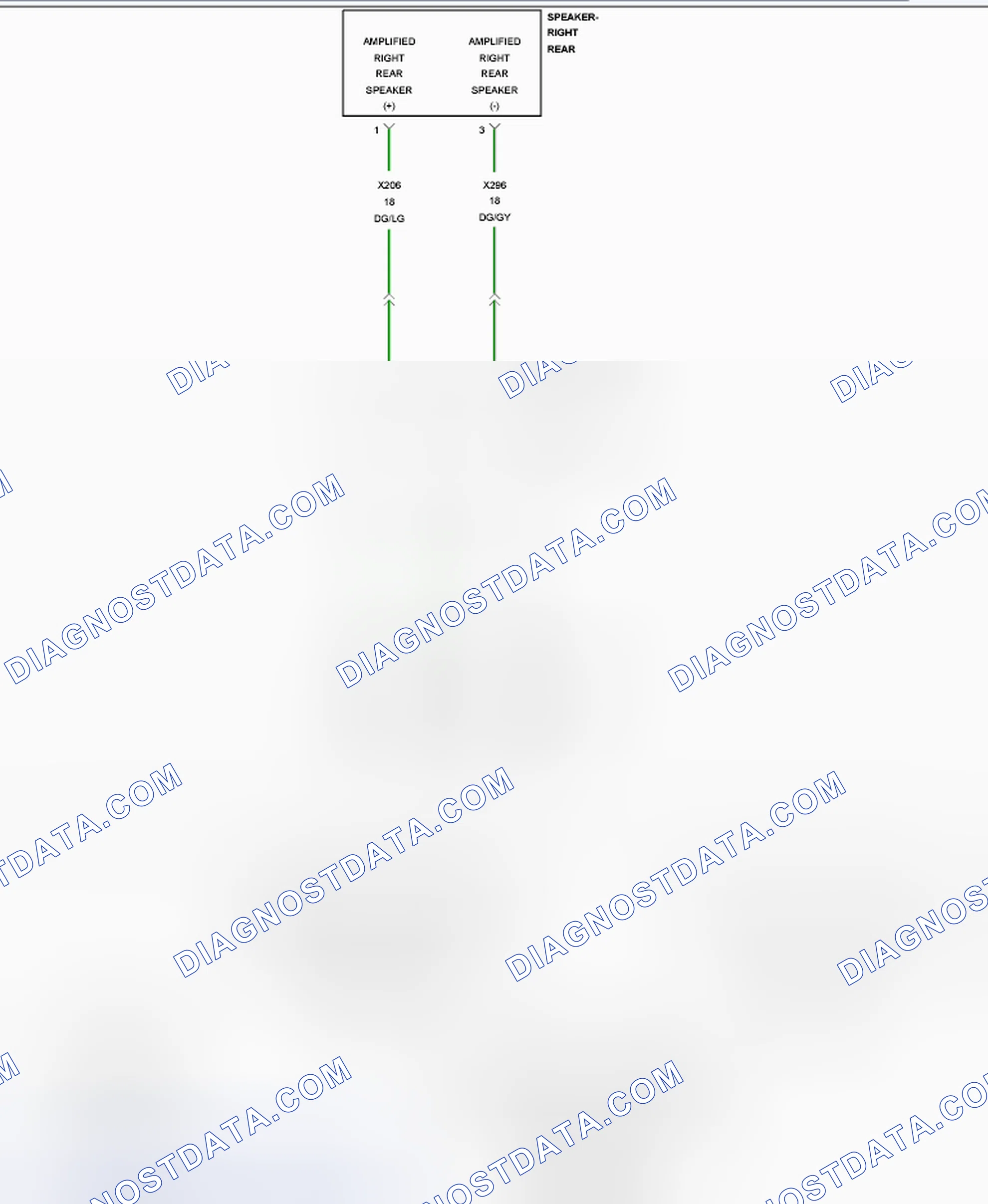 Scheme 34: B147A-CHANNEL 6 AUDIO SPEAKER OUTPUT CIRCUIT LOW