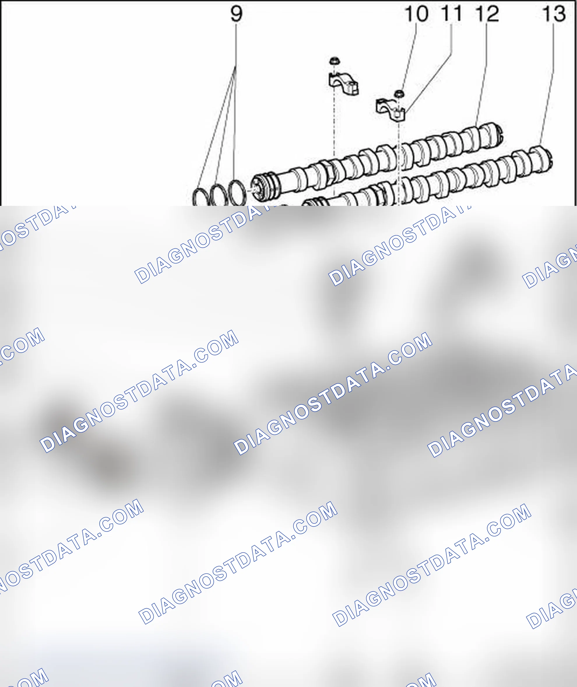 Scheme 11: VALVETRAIN COMPONENT OVERVIEW