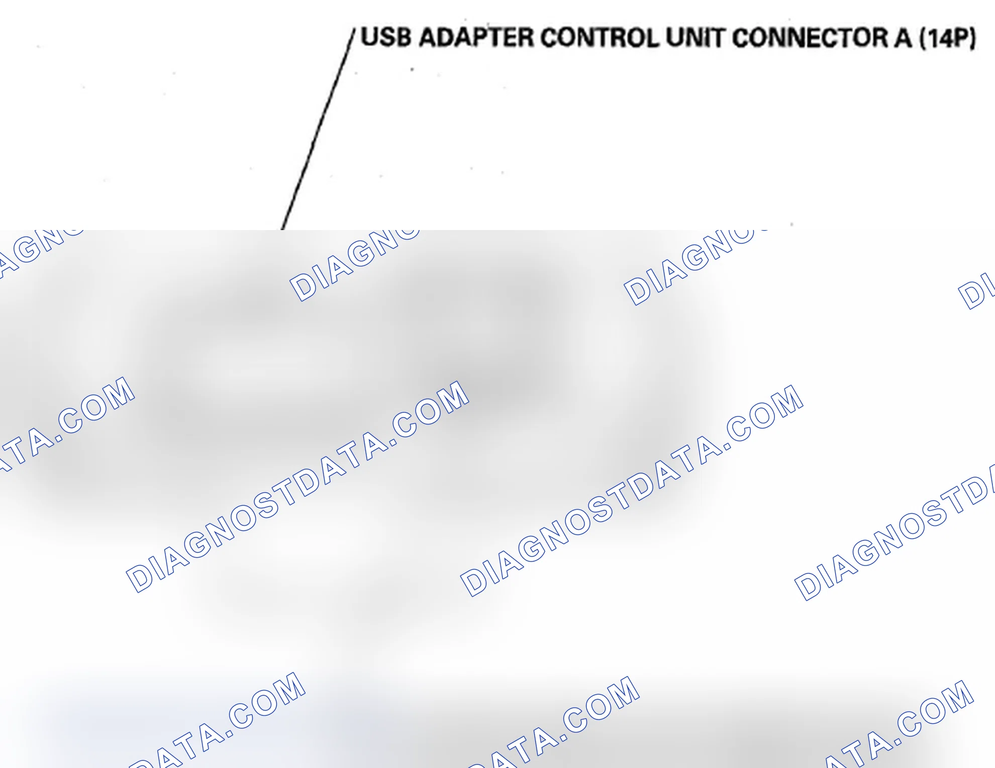 Scheme 677: USB Adapter Control Unit Connector for Inputs and Outputs (with premium audio)