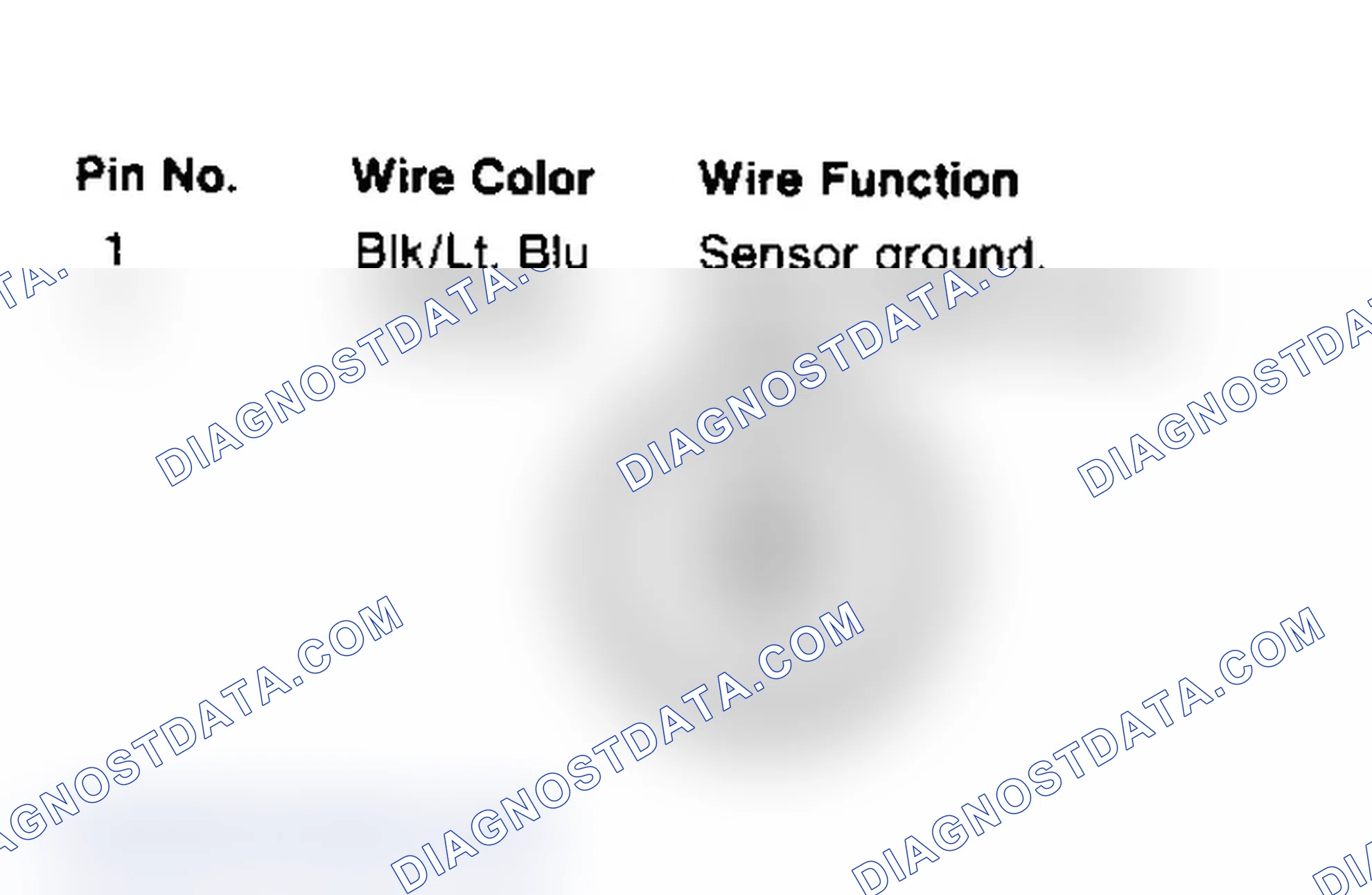Scheme 16: Coolant Temperature Sensor Connector Terminal ID