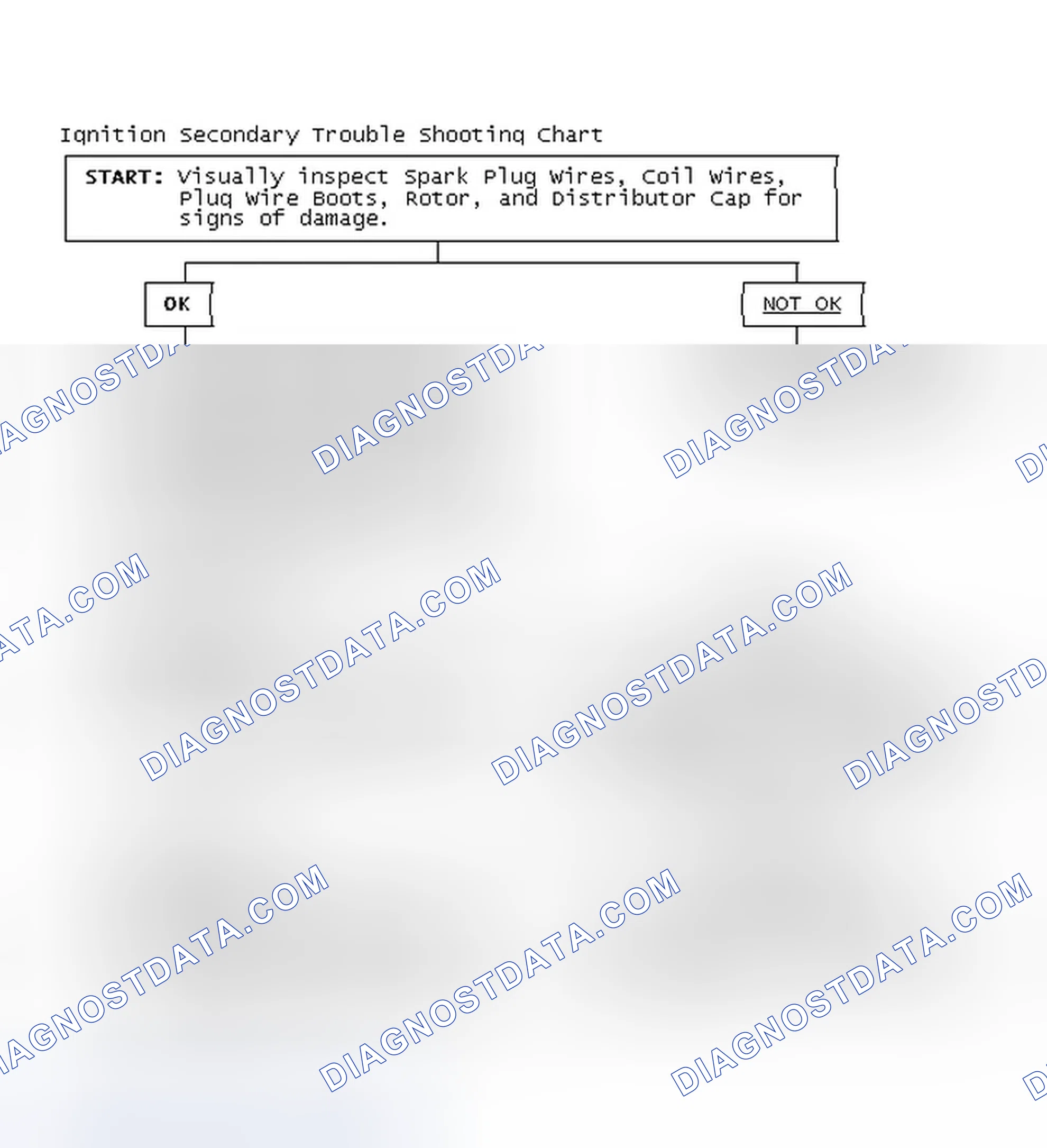 Scheme 1: Ignition Secondary Trouble Shooting Chart