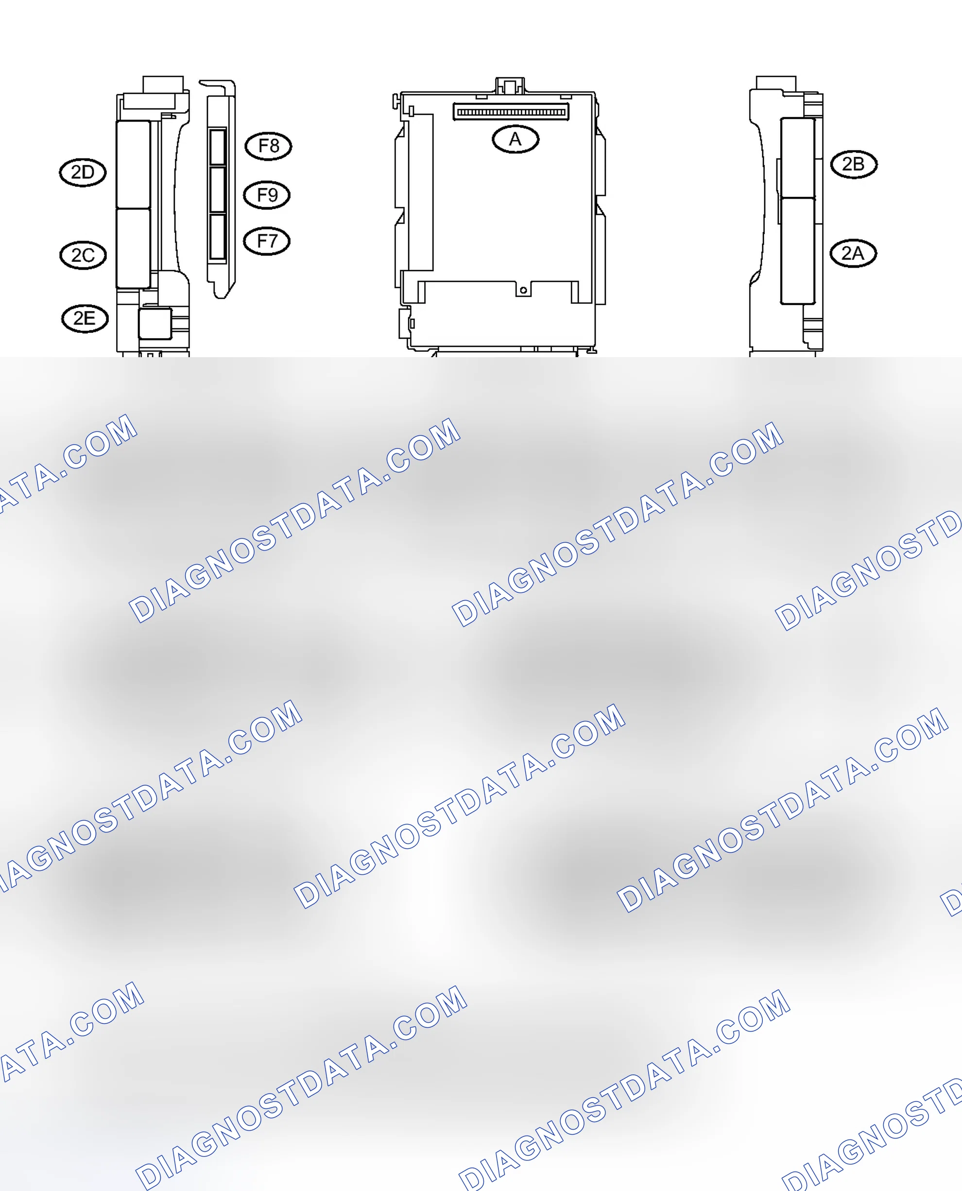 Scheme 30: TERMINALS OF ECU