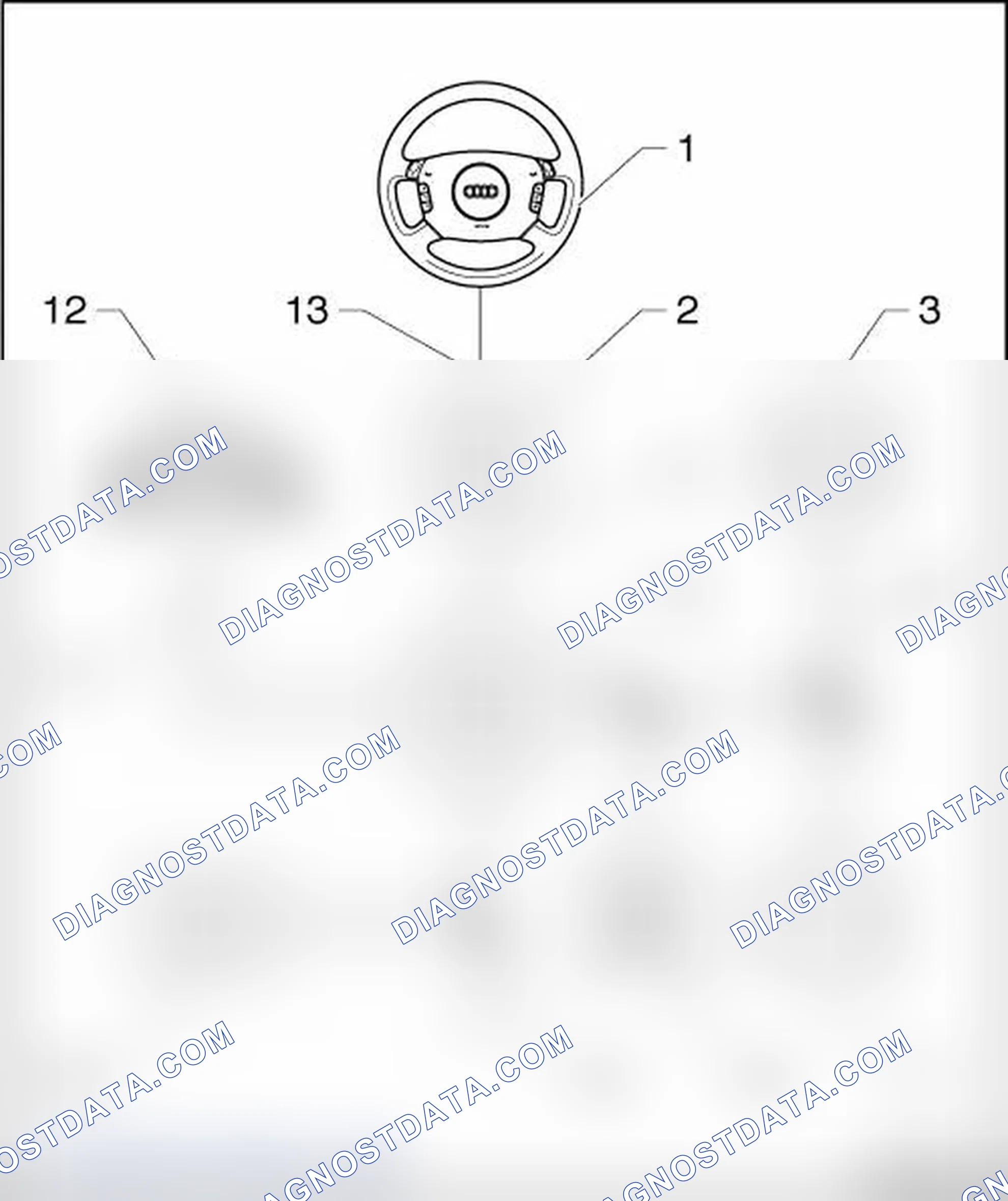 Scheme 71: MULTI-FUNCTION STEERING WHEEL, OVERVIEW