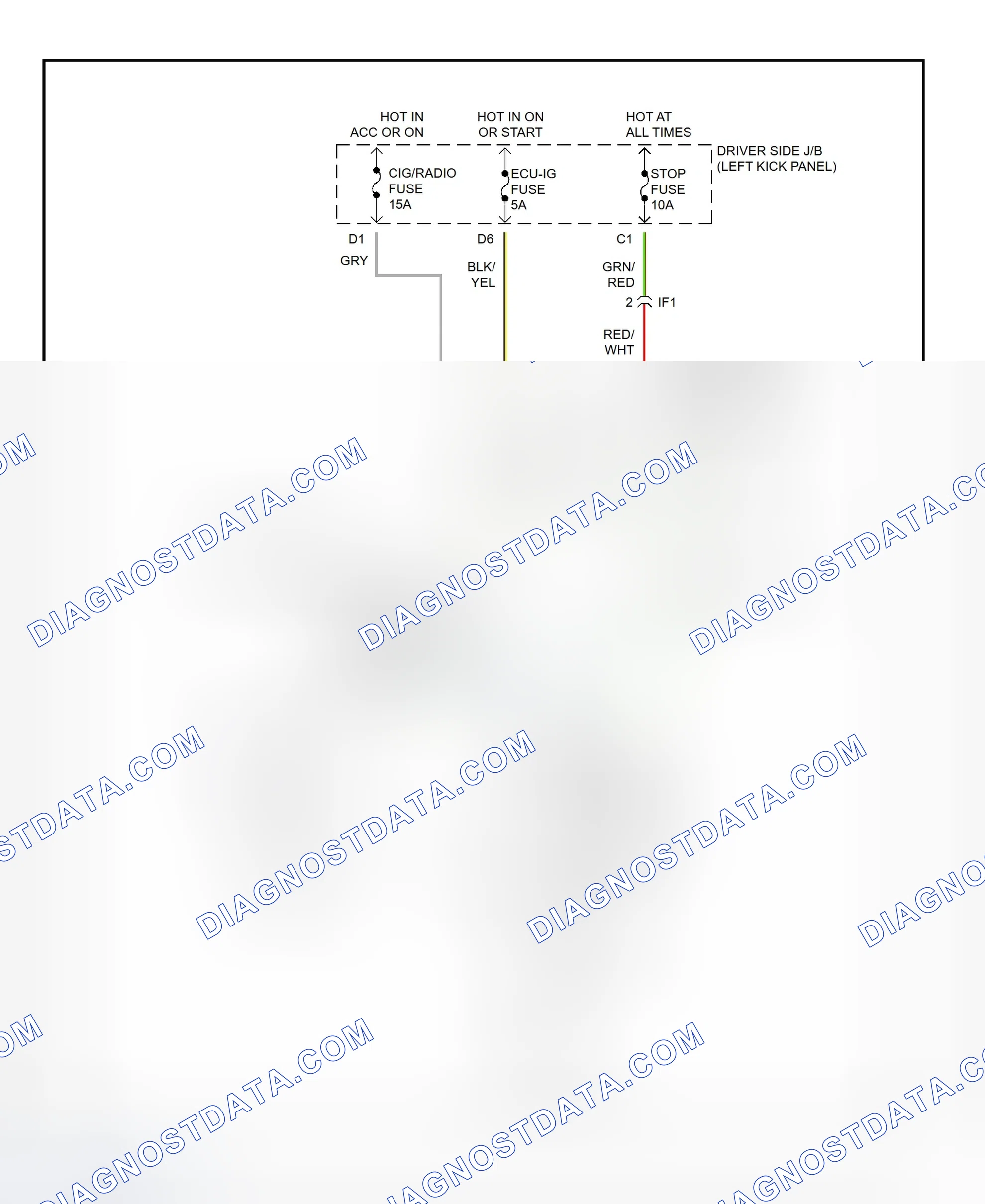 Scheme 17: Shift Interlock System Wiring Diagram (1996 Paseo)