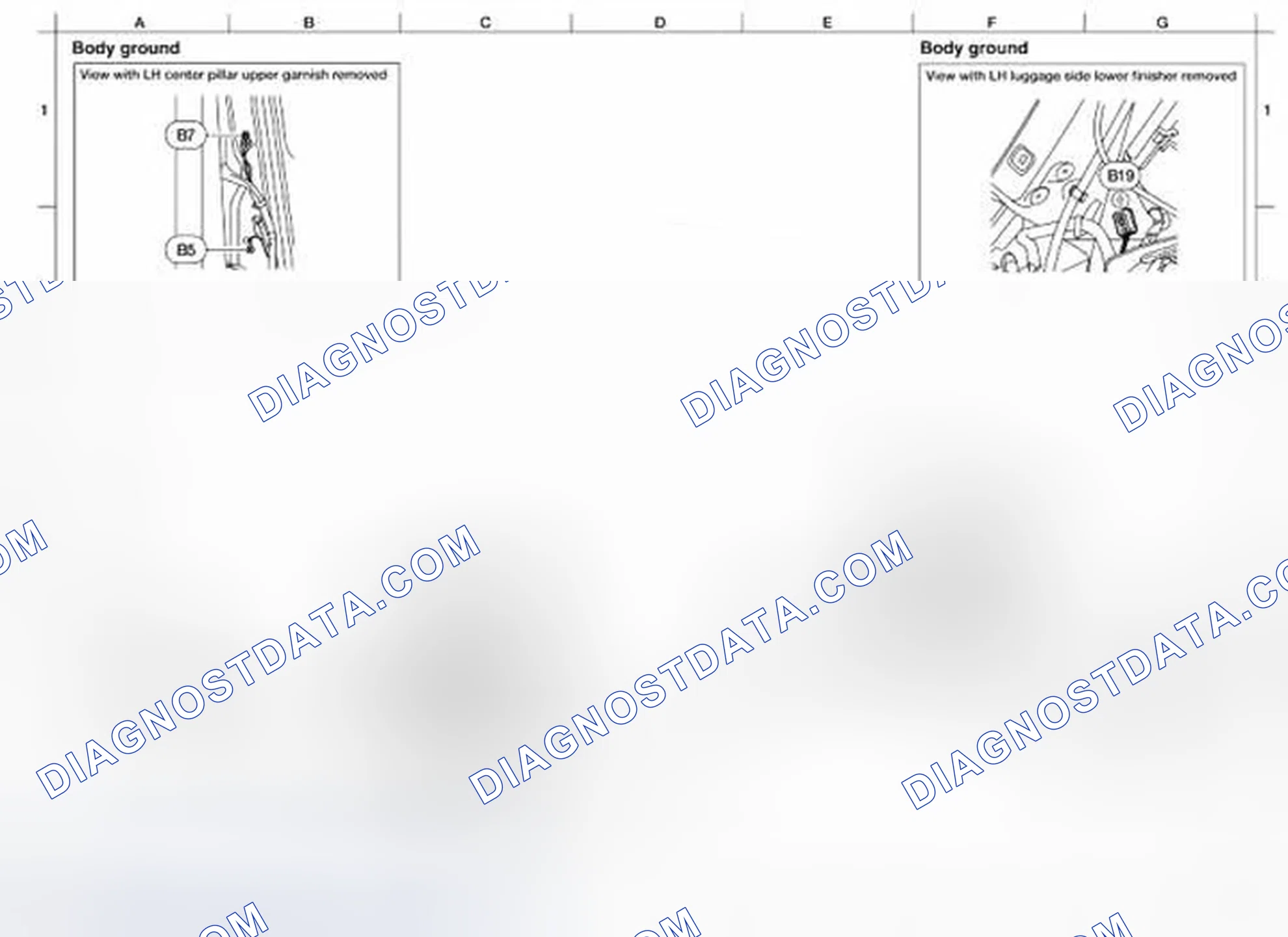 Scheme 33: BODY HARNESS (HATCHBACK)