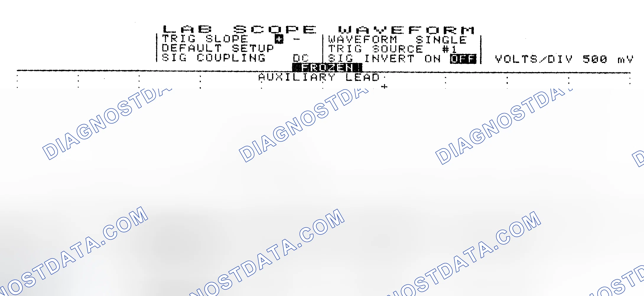 Scheme 10: Single Injector w/Excessive Current Flow - Current Pattern
