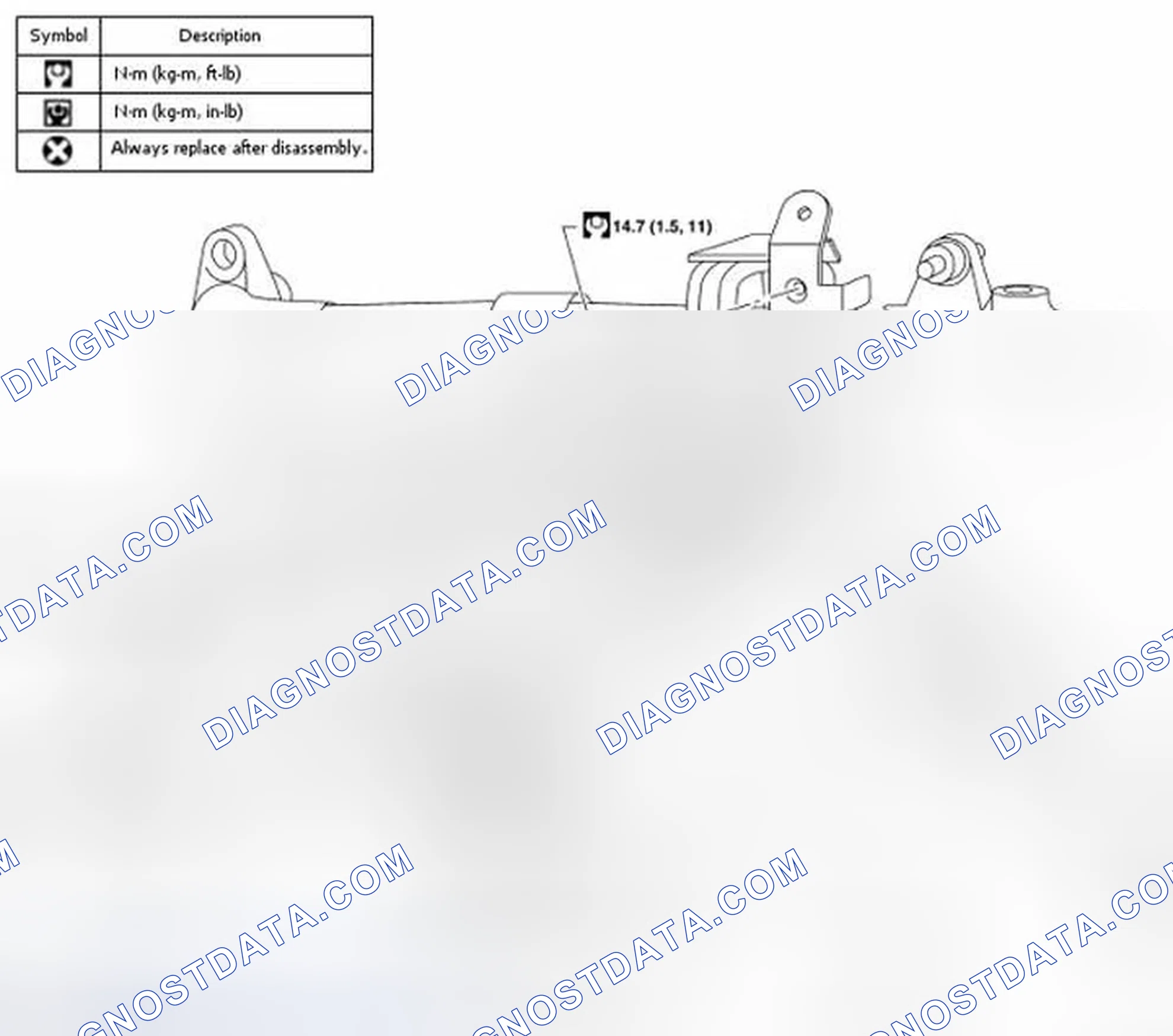 Fig. 209: Identifying Air Breather Hose With Torque Specification (2WD Models)