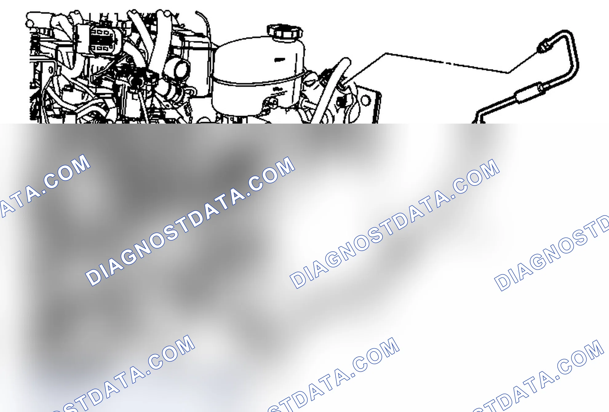 Scheme 21: Power Steering Gear Inlet Pipe/Hose Replacement (6.6L)