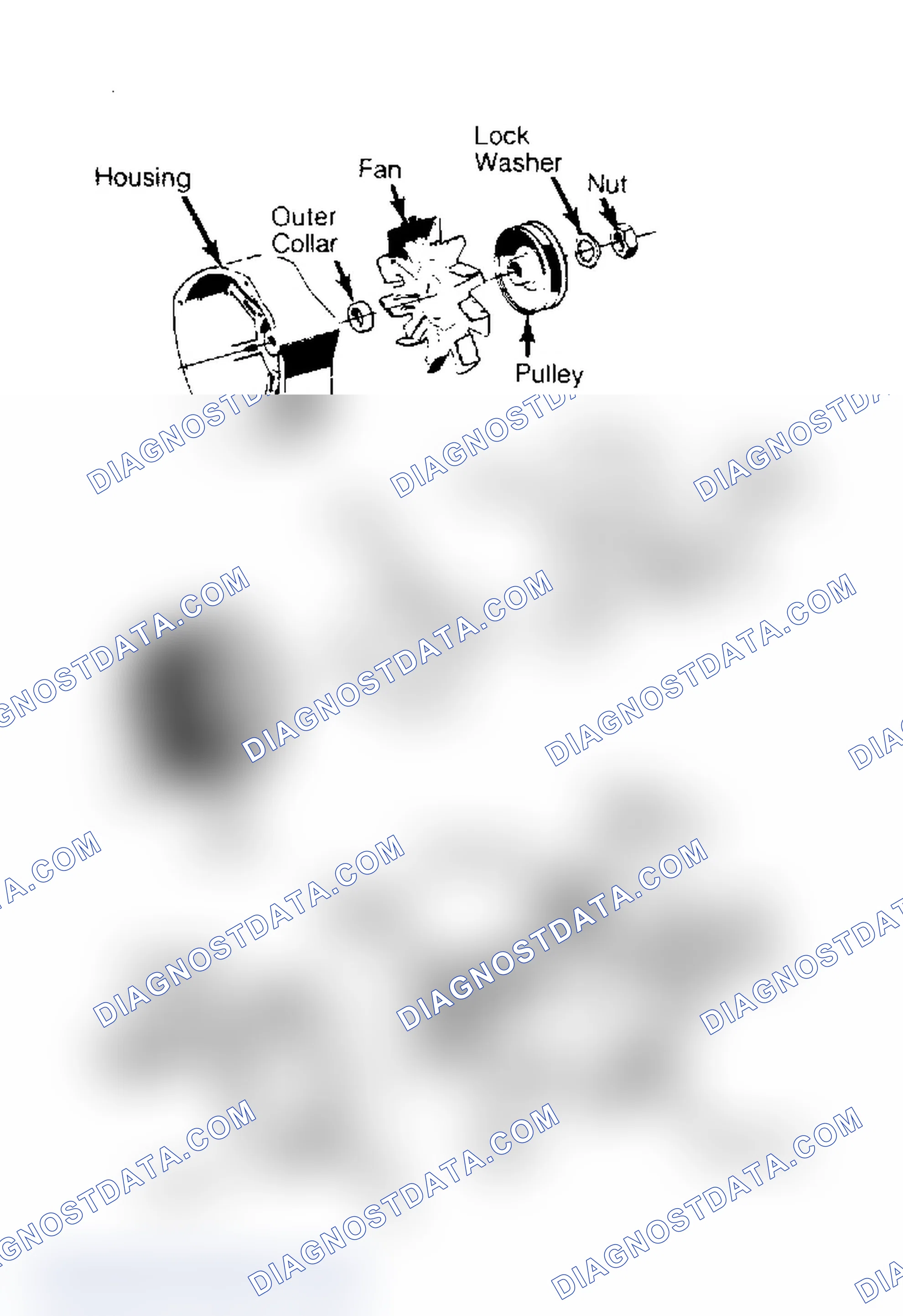 Scheme 7: Exploded View of Delcotron Alternator Model 10SI