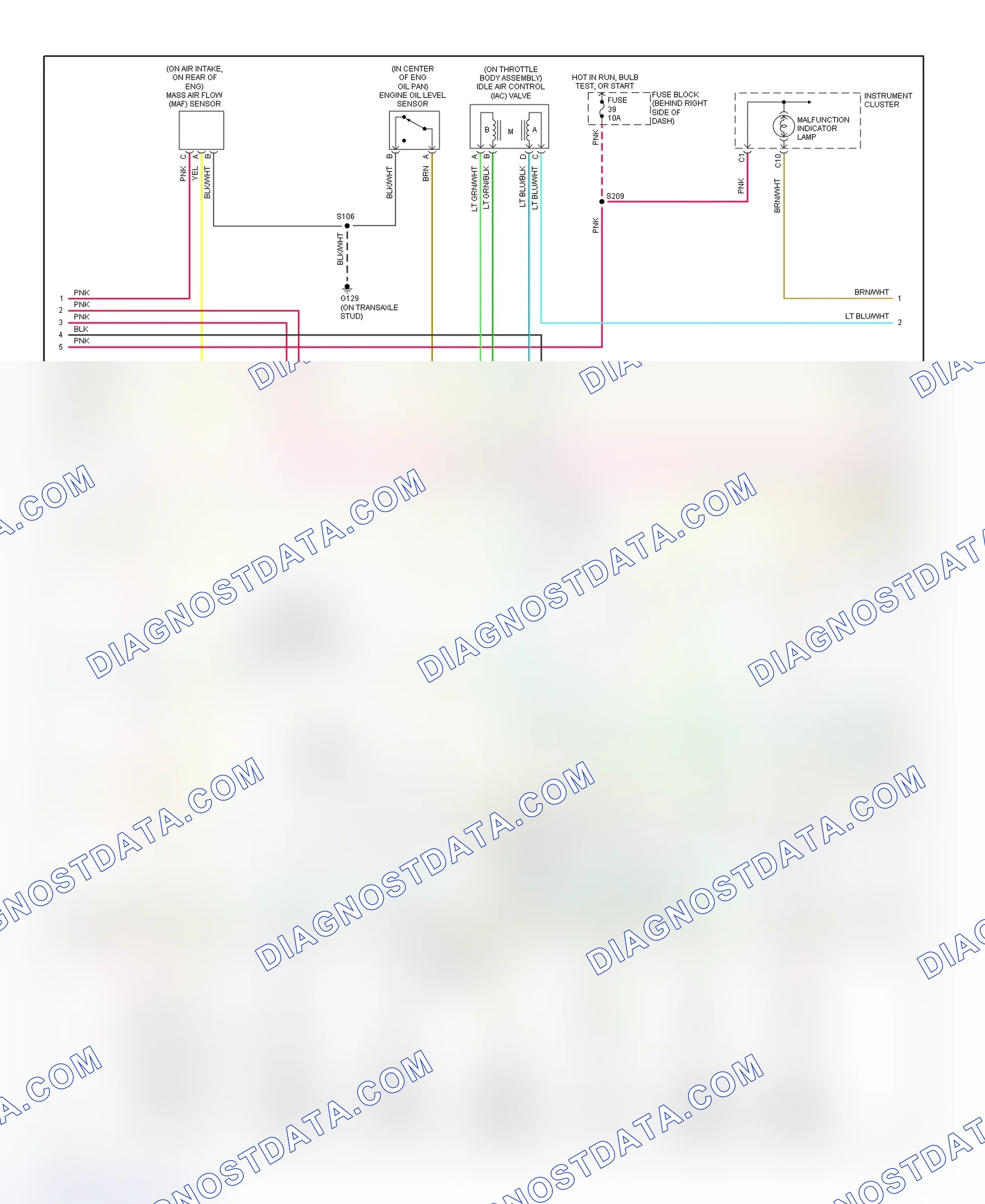 Scheme 132: PCM Wiring Diagram (Lumina & Monte Carlo - 3.1L - 3 Of 4)