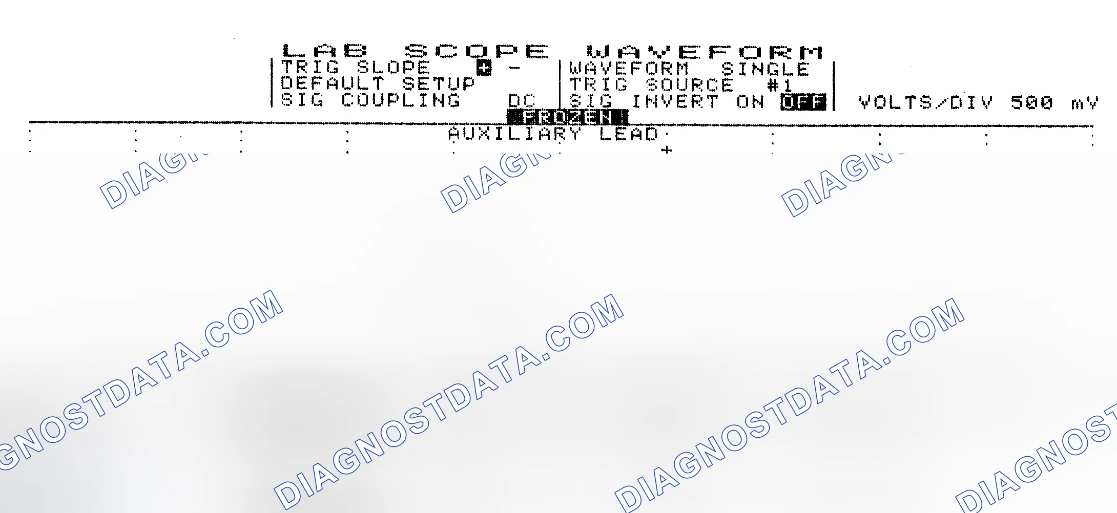 Scheme 10: Single Injector w/Excessive Current Flow - Current Pattern