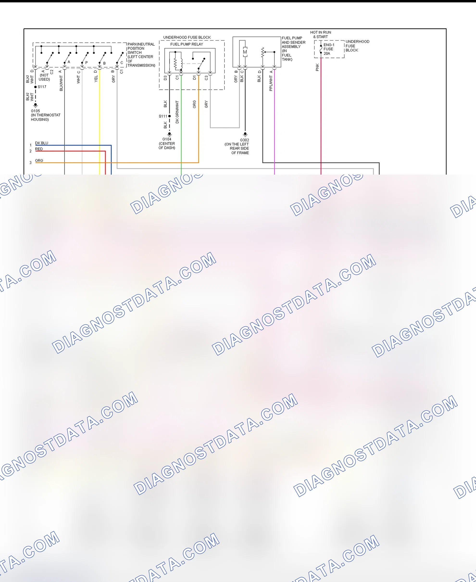 Scheme 8: PCM Wiring Diagram (Astro & Safari - 4.3L - 2 Of 4)