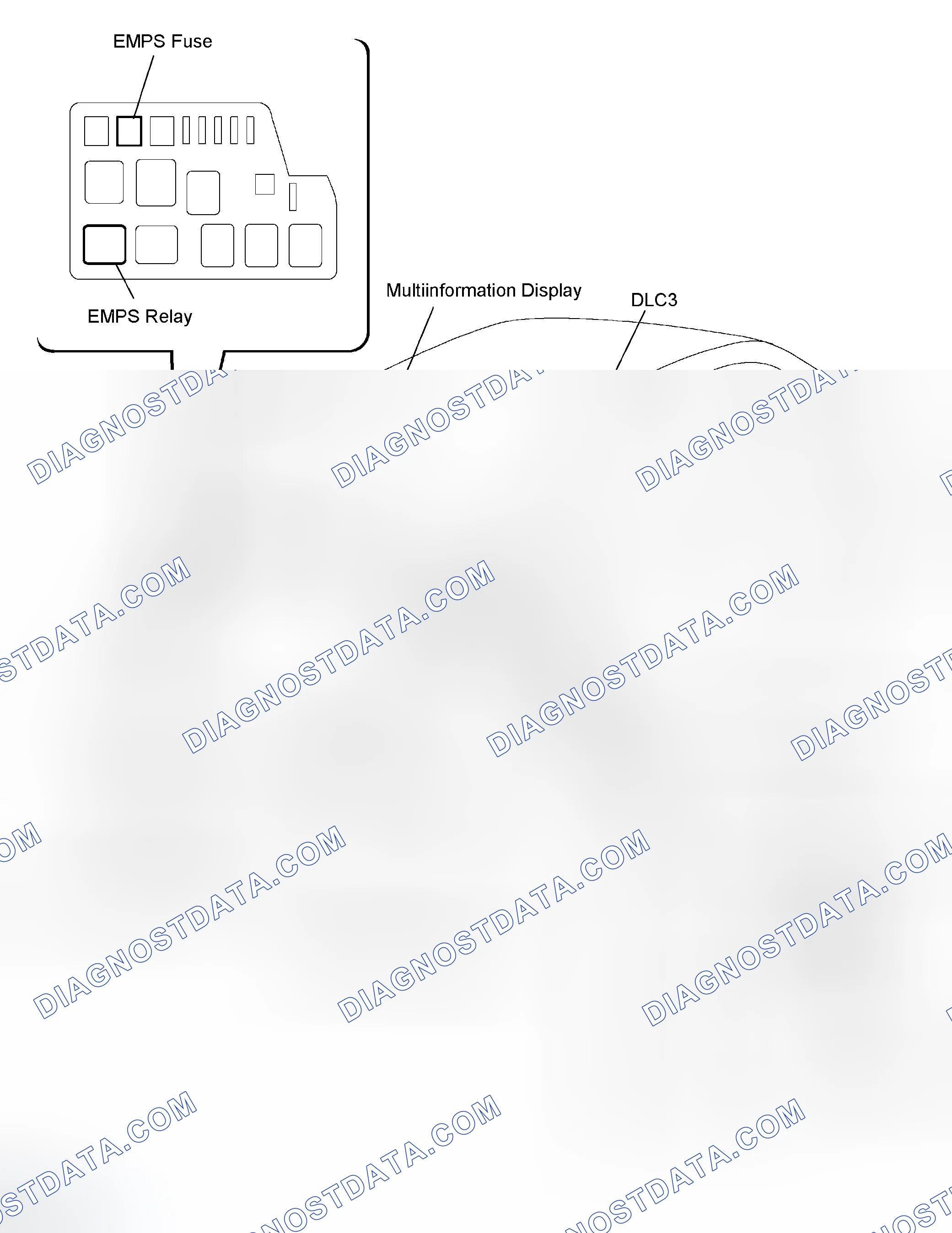 Fig. 20: Identifying Electric Motor Power Steering Parts Location